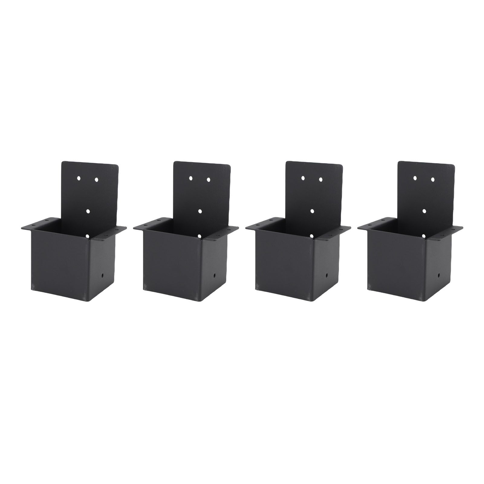 Pergola Bracket Carbon Steel High Strength Black Powder Coating Pergola Post view 4