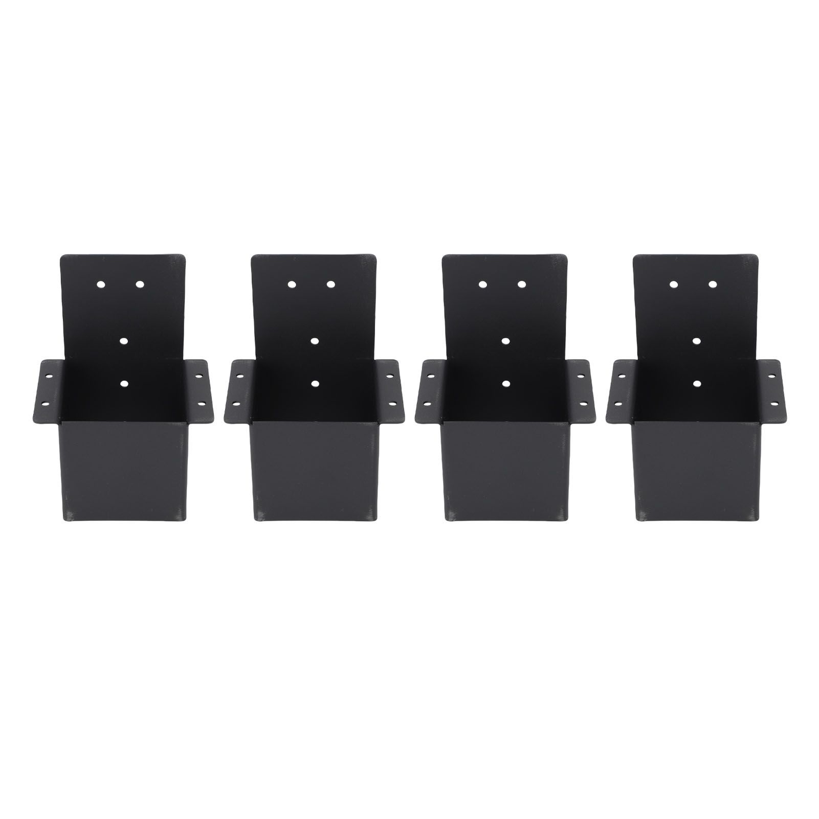 Pergola Bracket Carbon Steel High Strength Black Powder Coating Pergola Post view 6