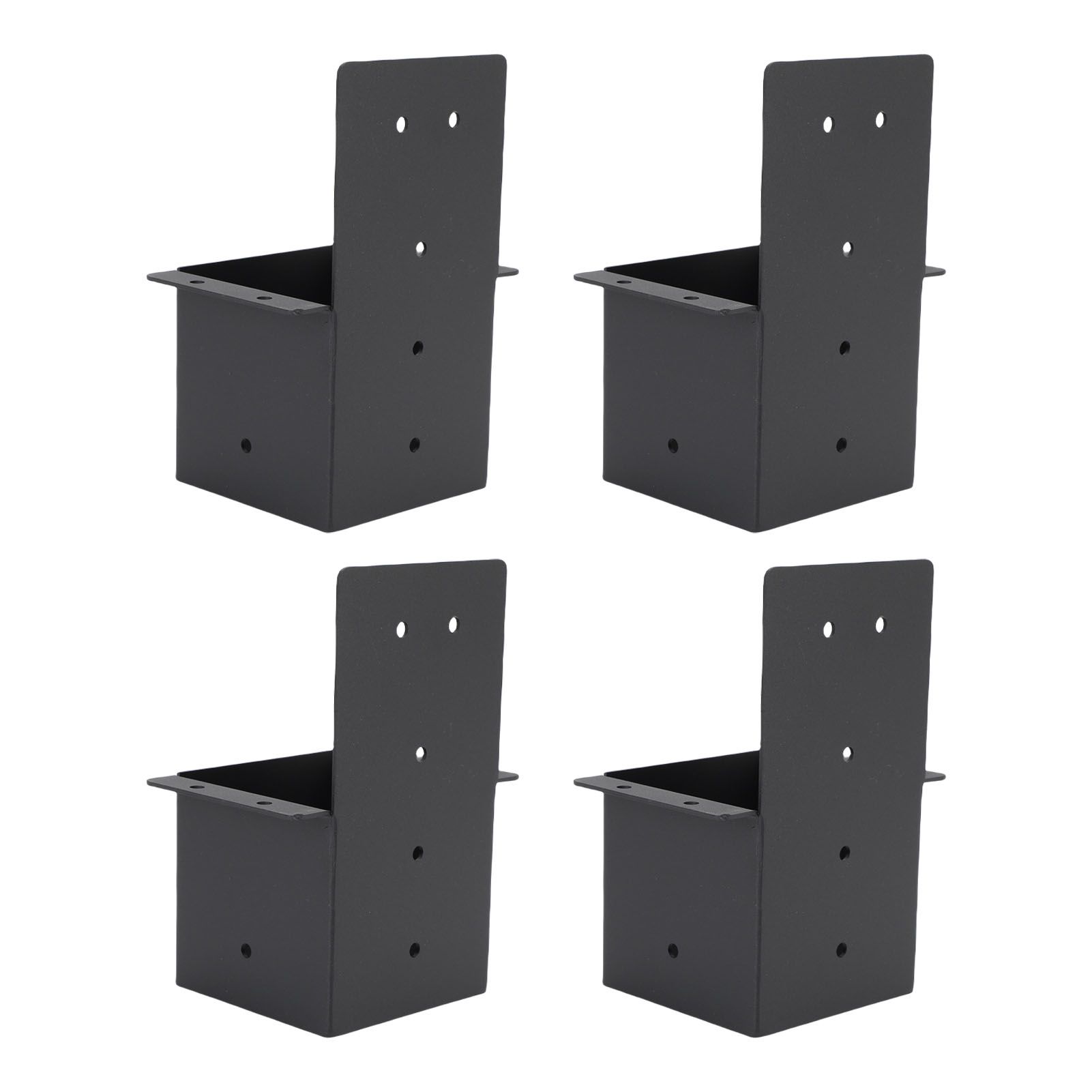 Pergola Bracket Carbon Steel High Strength Black Powder Coating Pergola Post view 9