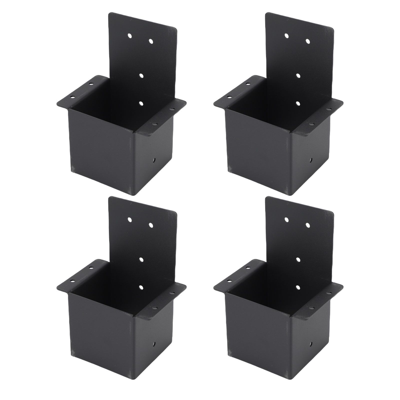 Pergola Bracket Carbon Steel High Strength Black Powder Coating Pergola Post view 10