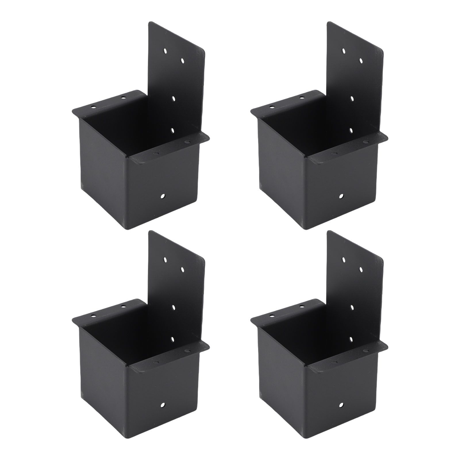 Pergola Bracket Carbon Steel High Strength Black Powder Coating Pergola Post view 11