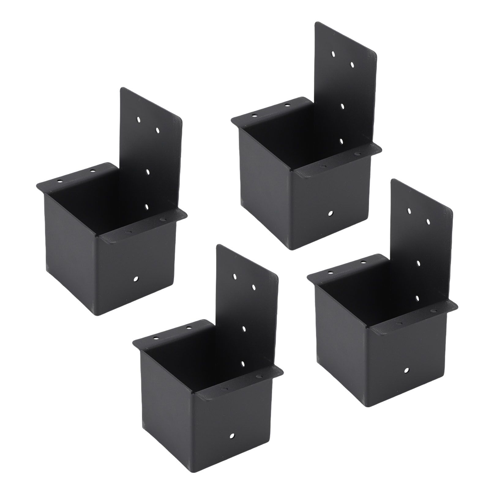 Pergola Bracket Carbon Steel High Strength Black Powder Coating Pergola Post view 12