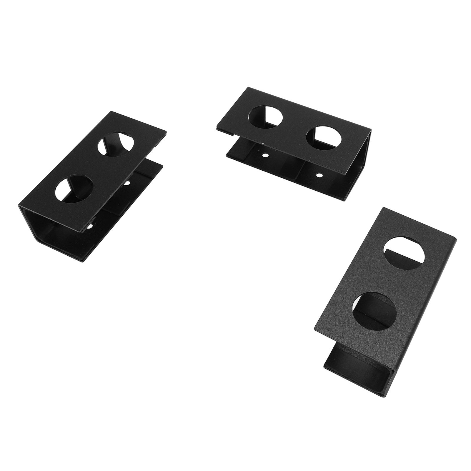 Under Desk Laptop Mount Aluminum Alloy Metal Under Desk Shelf Device Holder view 4