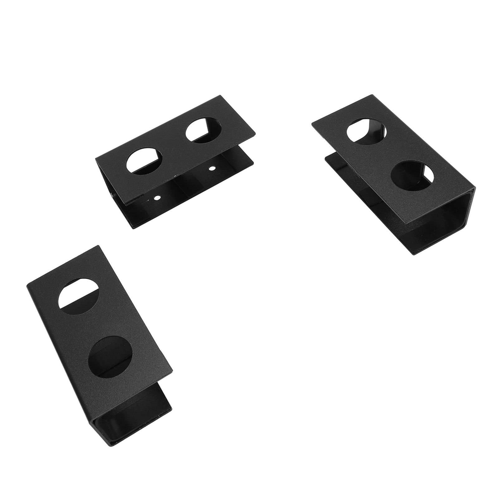 Under Desk Laptop Mount Aluminum Alloy Metal Under Desk Shelf Device Holder view 9