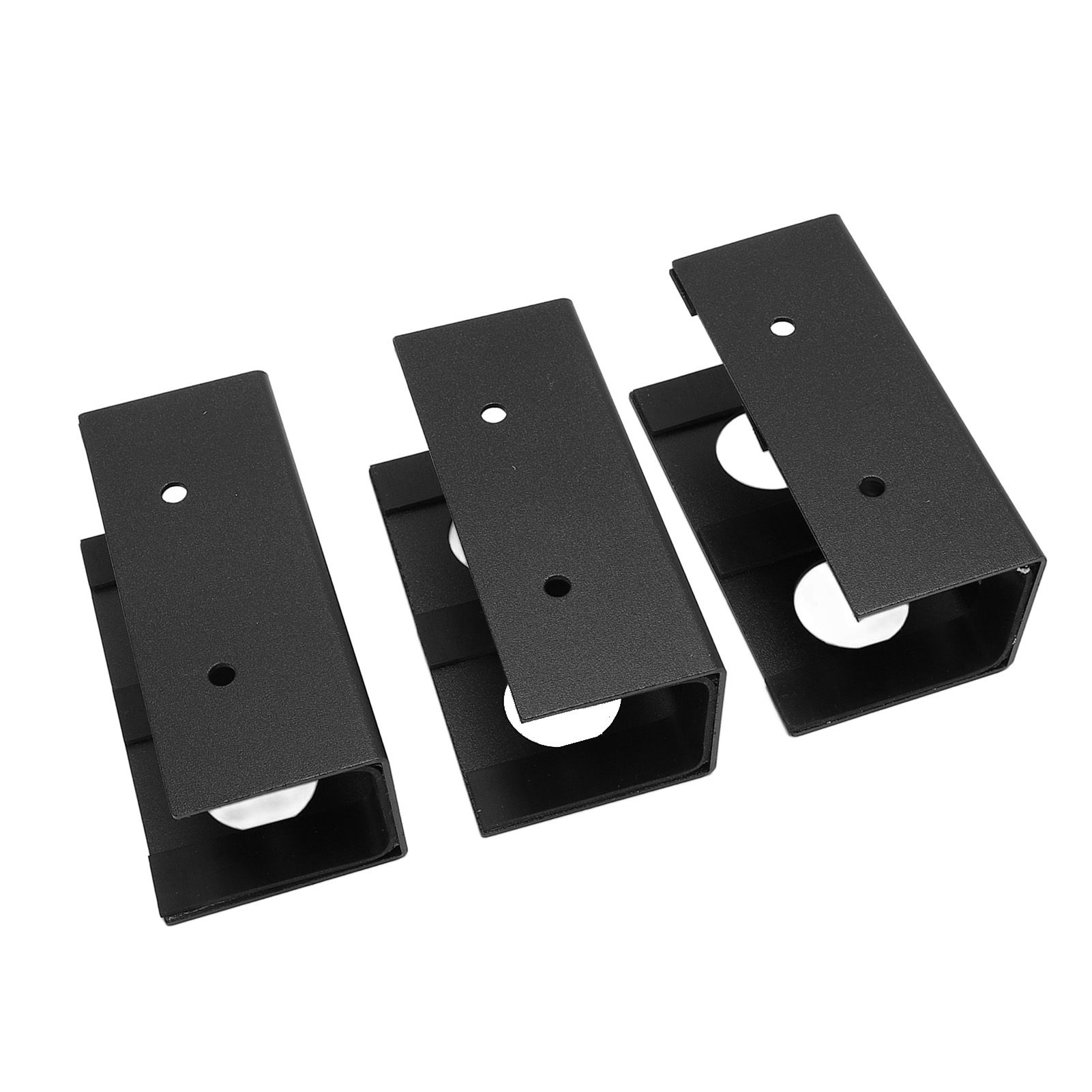 Under Desk Laptop Mount Aluminum Alloy Metal Under Desk Shelf Device Holder view 11