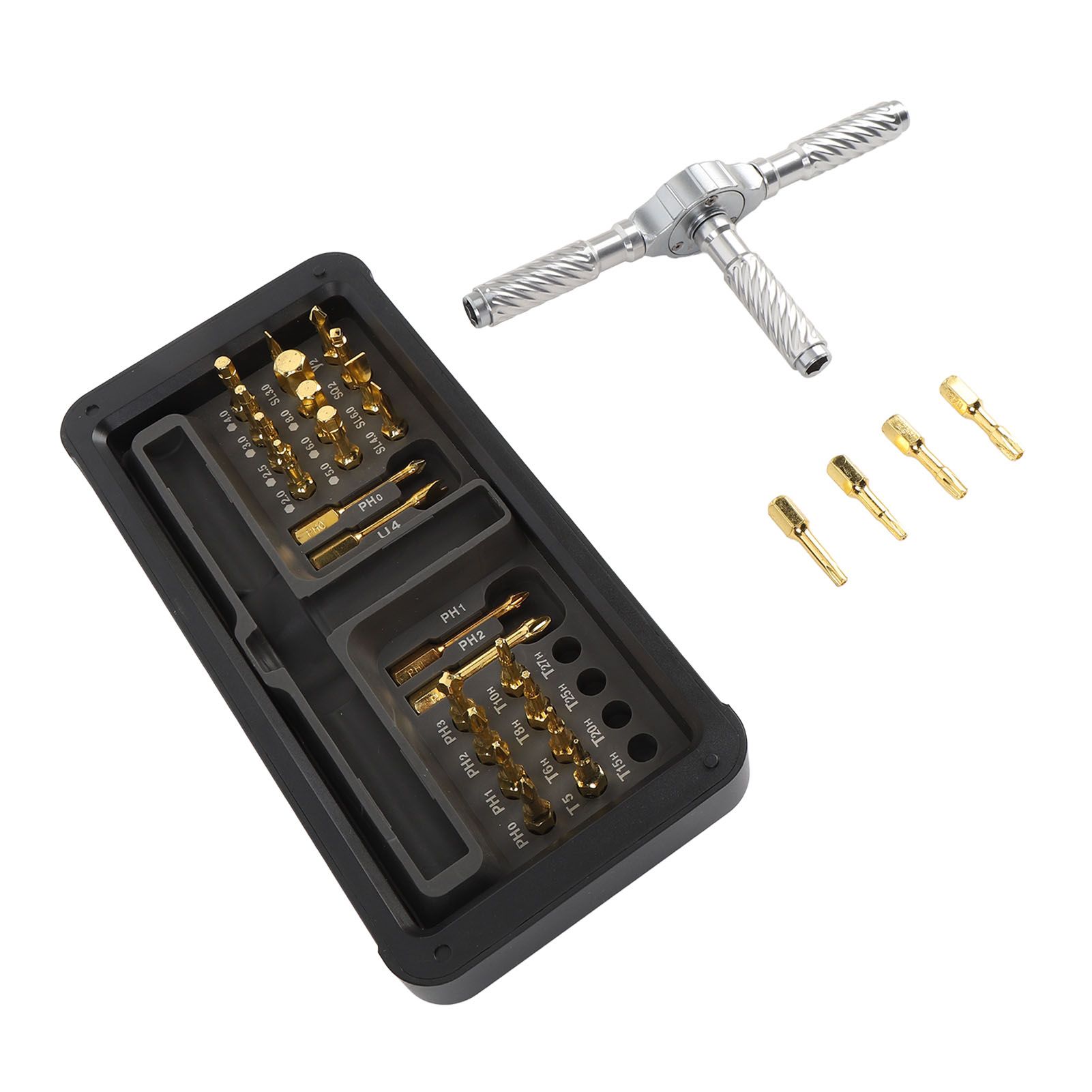 Ratchet Screwdriver Set Labor Saving 30 in 1 Design Multifunctional Ergonomic
