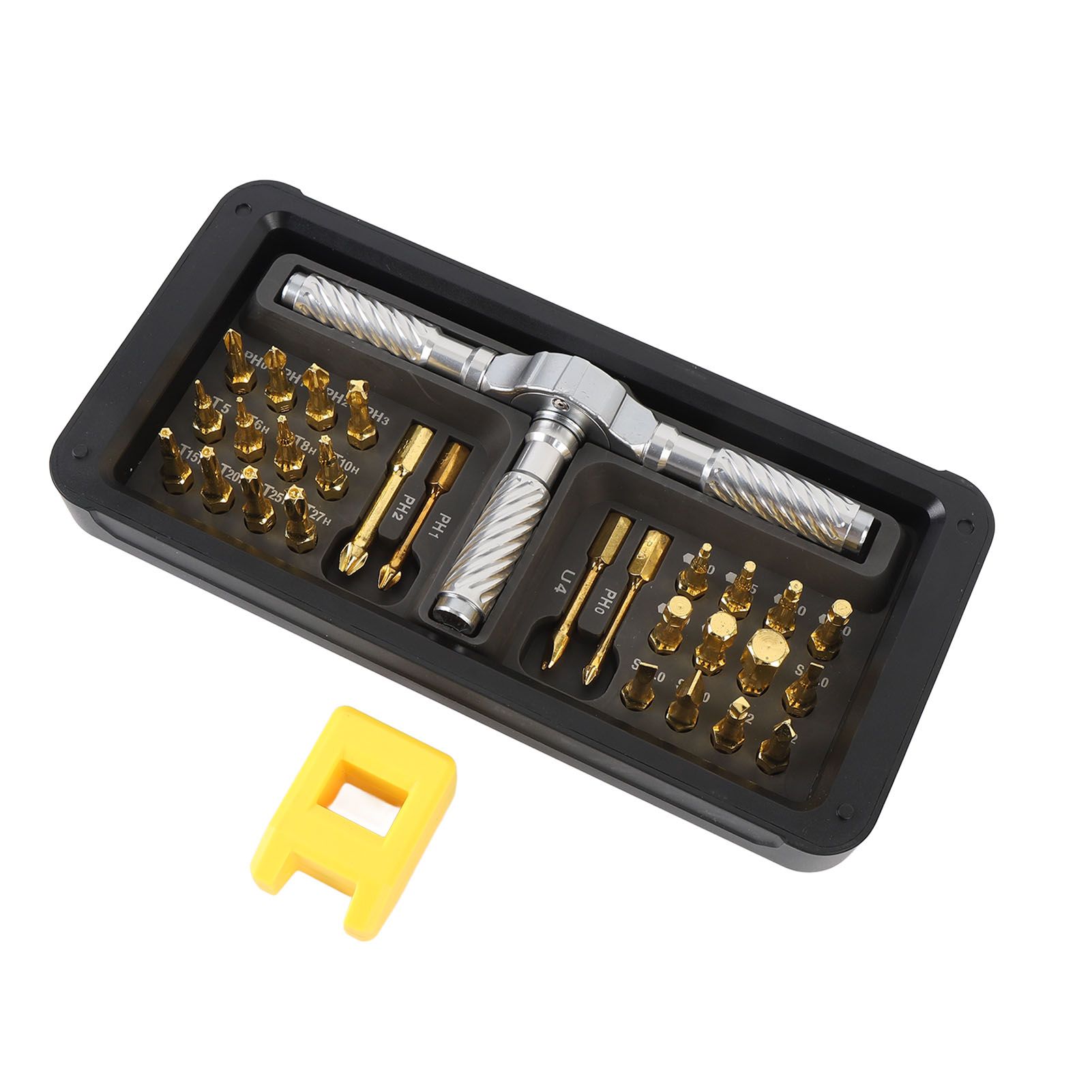 Ratchet Screwdriver Set Labor Saving 30 in 1 Design Multifunctional Ergonomic view 6