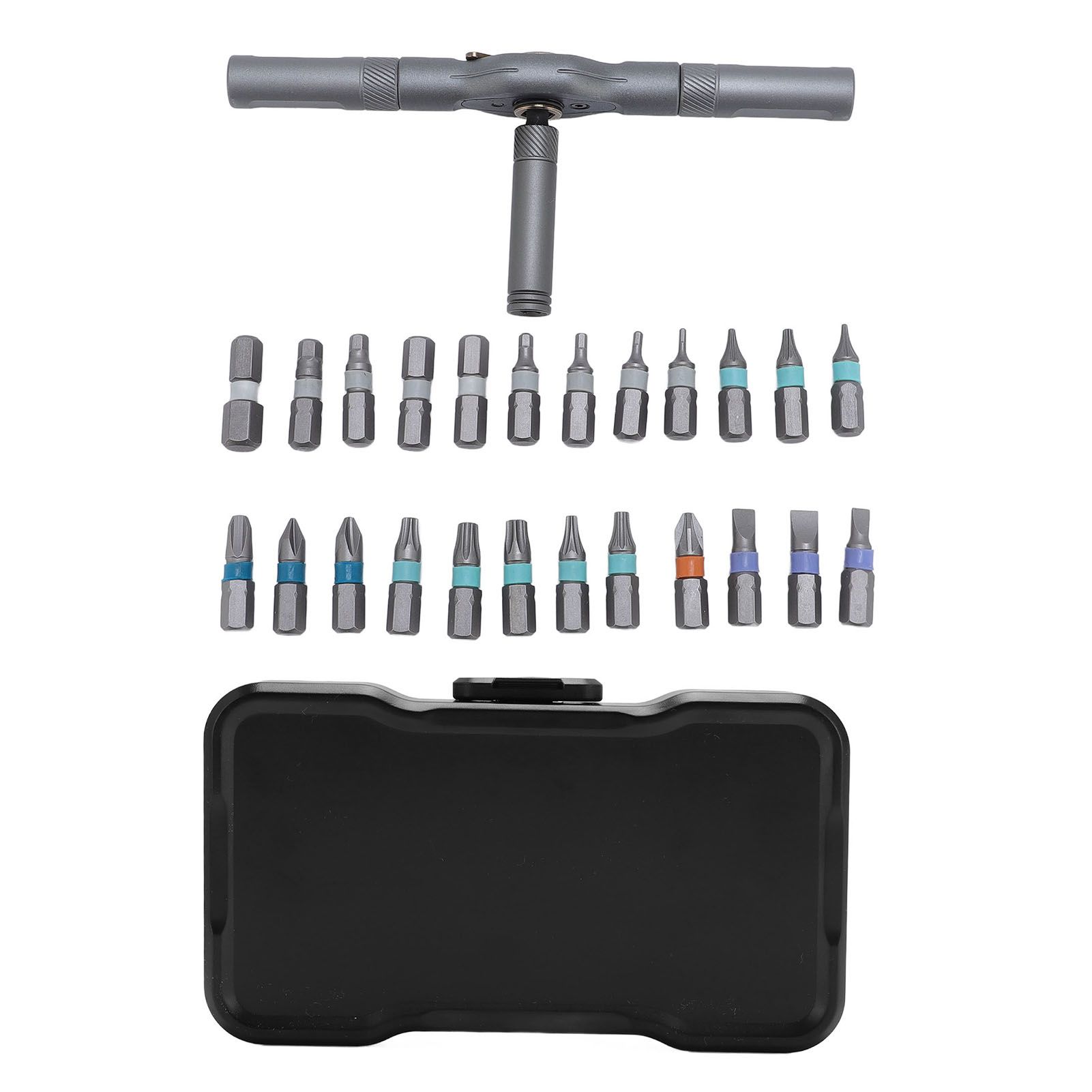 24 in 1 Ratchet Screwdriver Set with Case Steel Multi Bit DIY Ratchet view 3