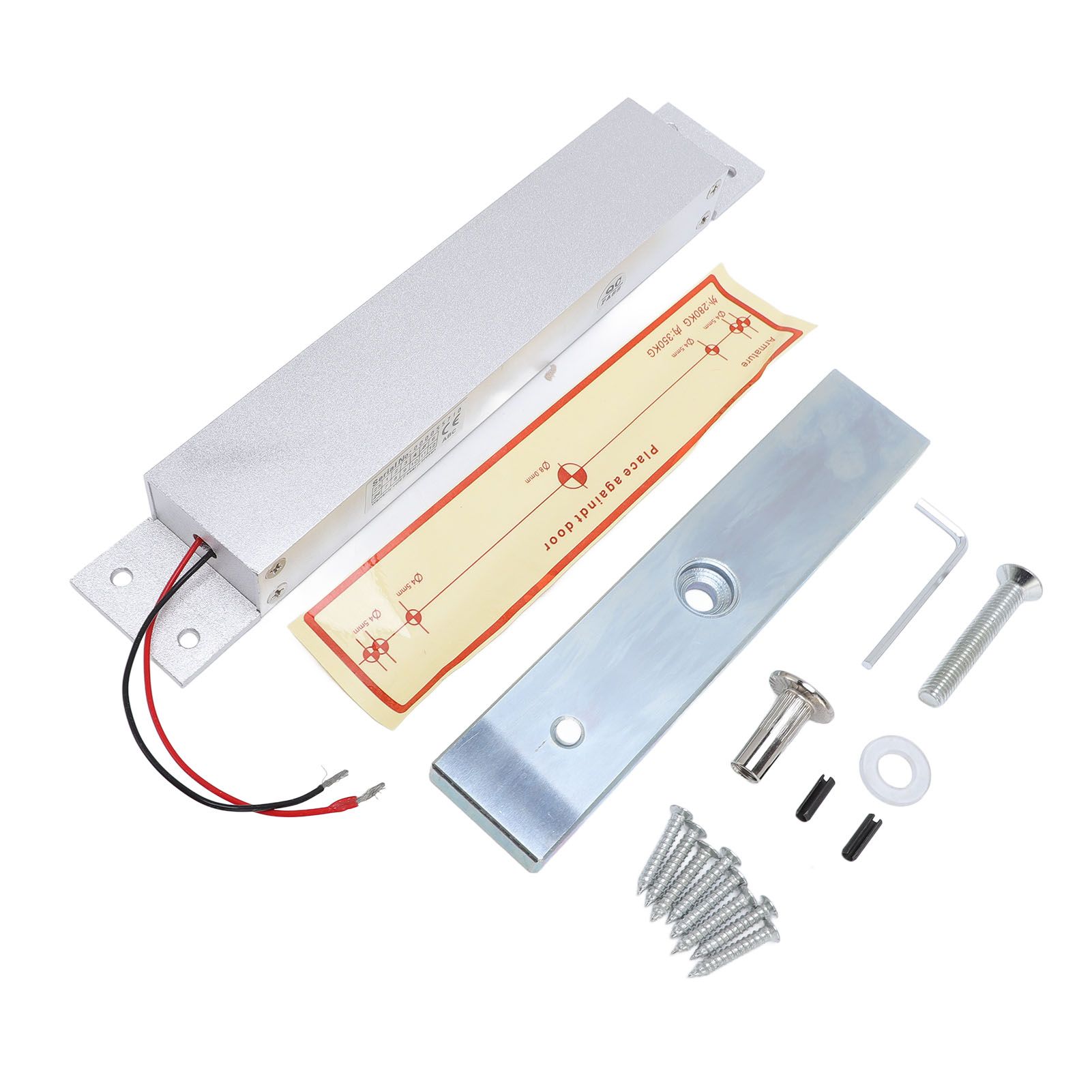 280KG Electric Magnetic Lock Aluminum Alloy 12V NC Mode Electromagnetic Lock view 4