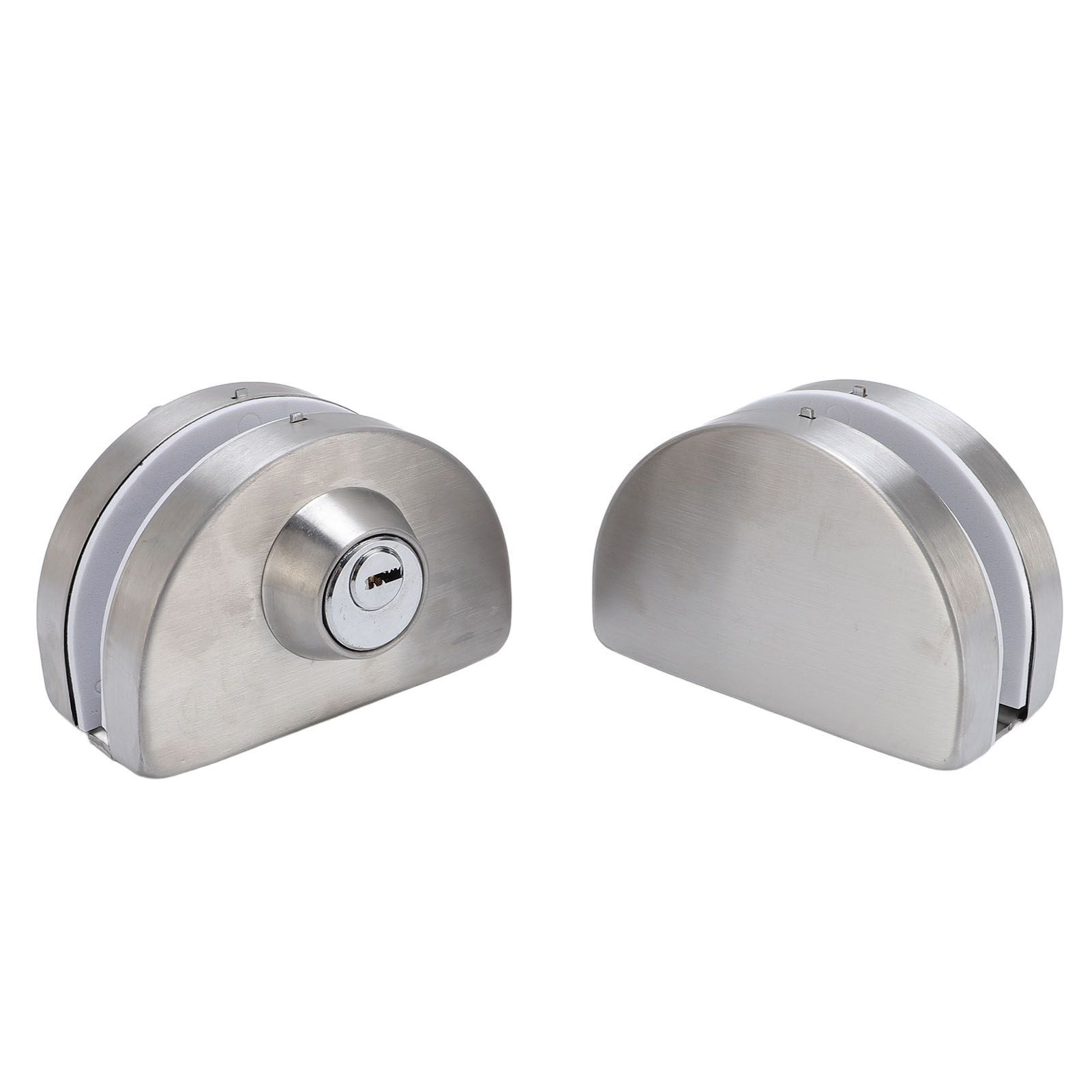 Glass Door Lock Fits On 10 mm -12 mm Glass Stainless Steel Double Bolts Swing