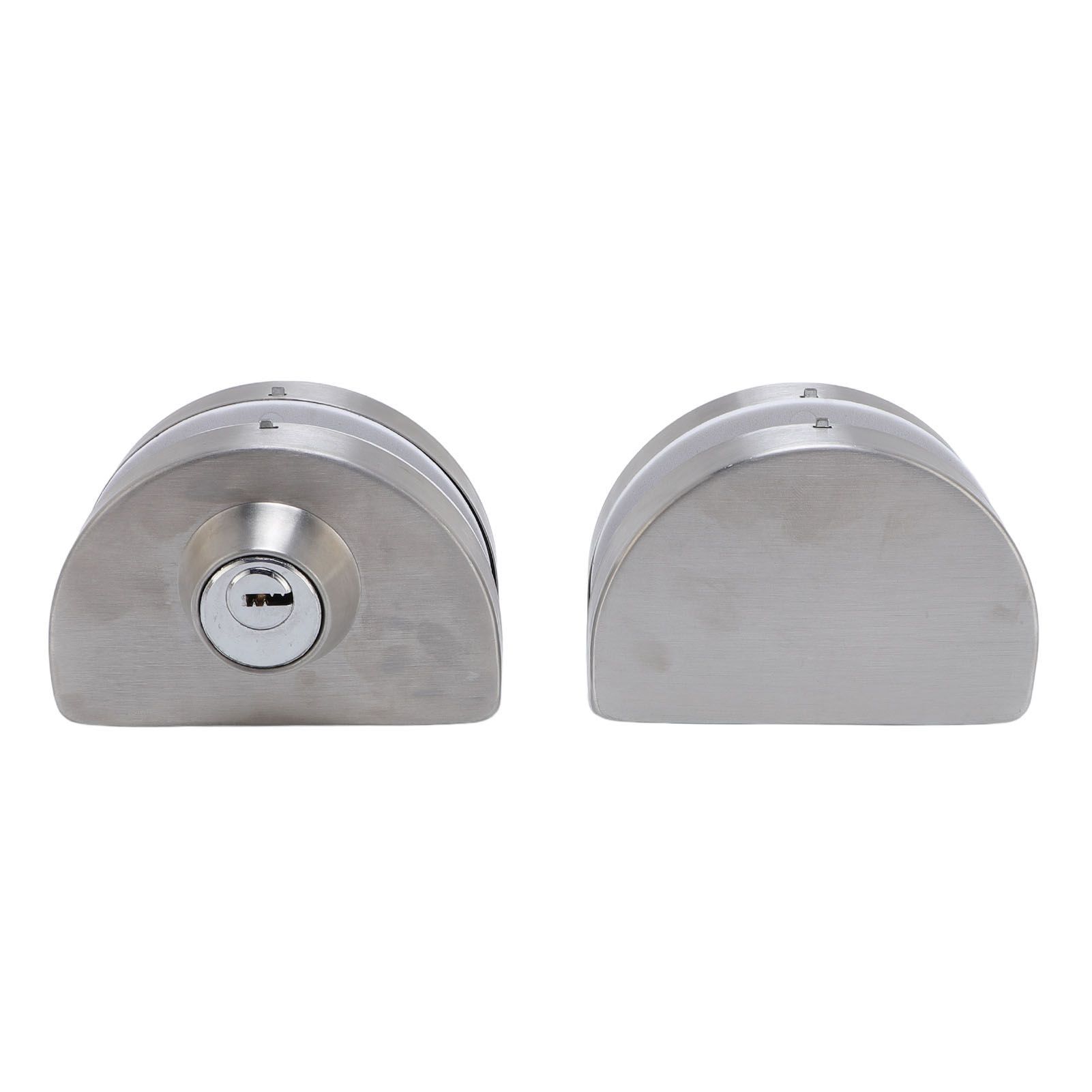 Glass Door Lock Fits On 10 mm -12 mm Glass Stainless Steel Double Bolts Swing view 3