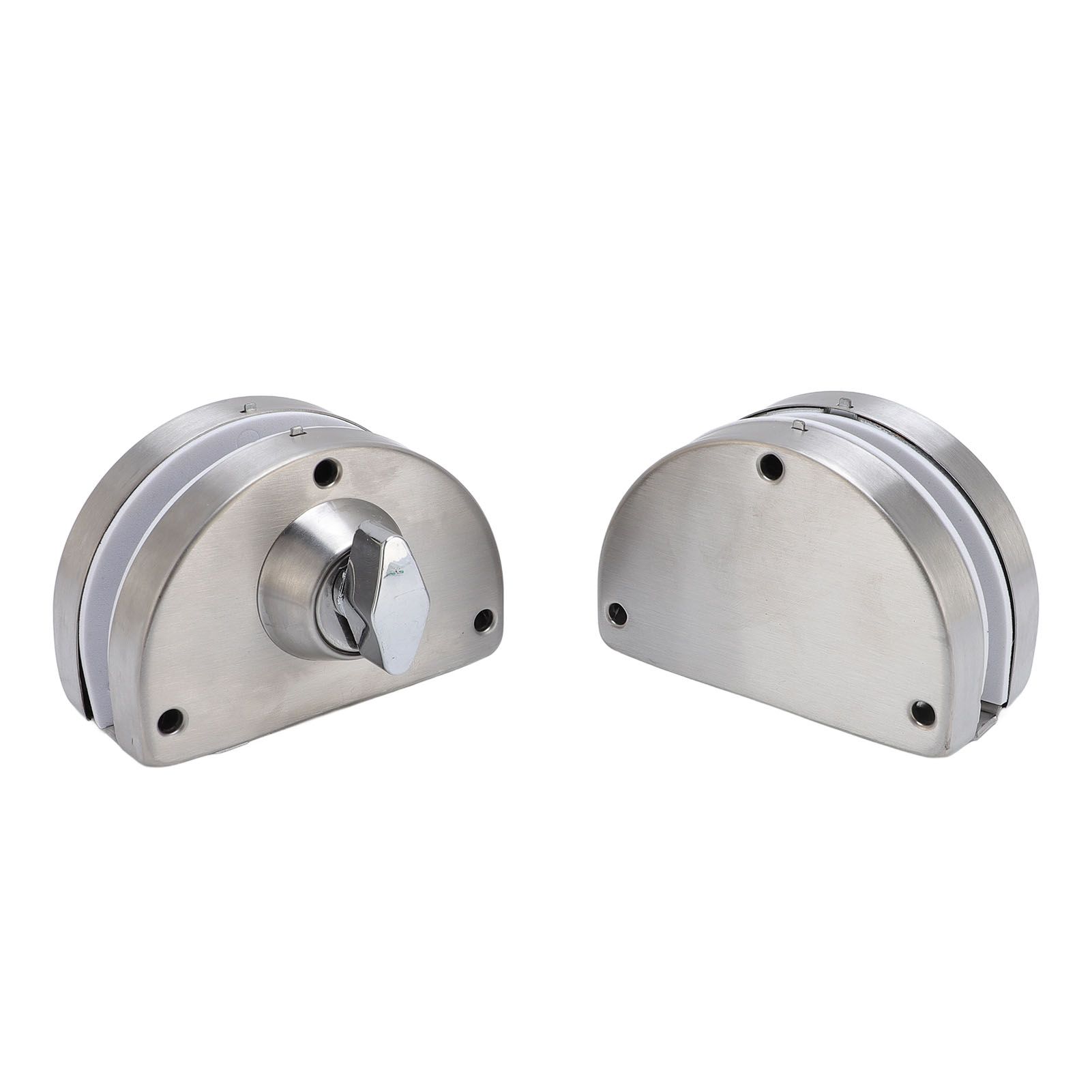 Glass Door Lock Fits On 10 mm -12 mm Glass Stainless Steel Double Bolts Swing view 5
