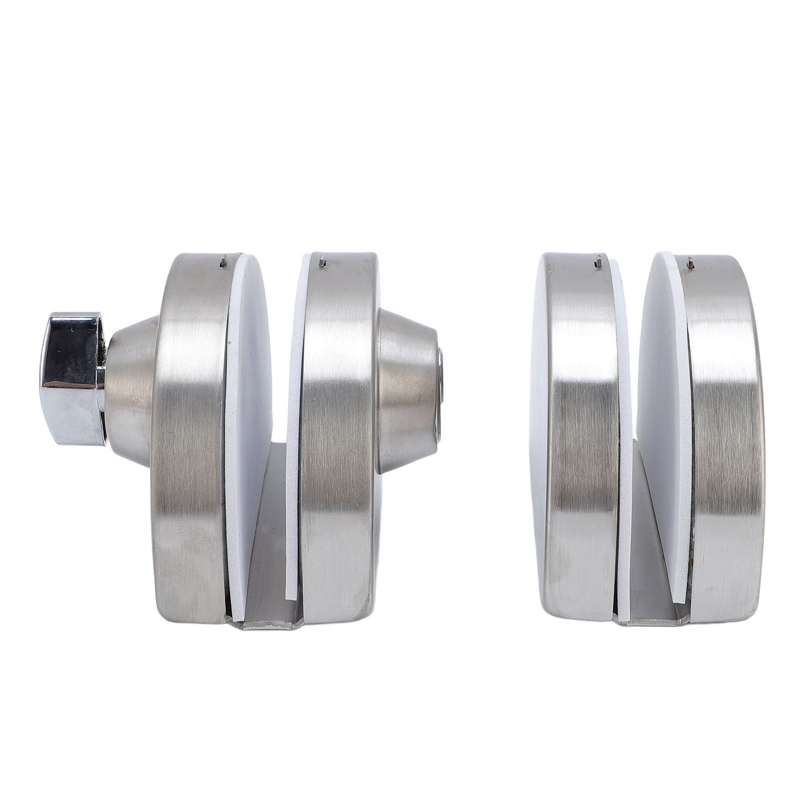 Glass Door Lock Fits On 10 mm -12 mm Glass Stainless Steel Double Bolts Swing view 7