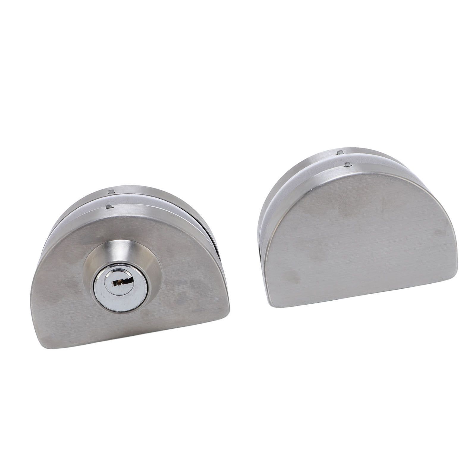 Glass Door Lock Fits On 10 mm -12 mm Glass Stainless Steel Double Bolts Swing view 8
