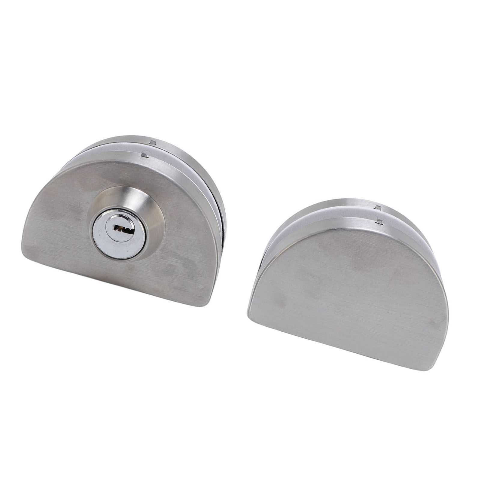 Glass Door Lock Fits On 10 mm -12 mm Glass Stainless Steel Double Bolts Swing view 9