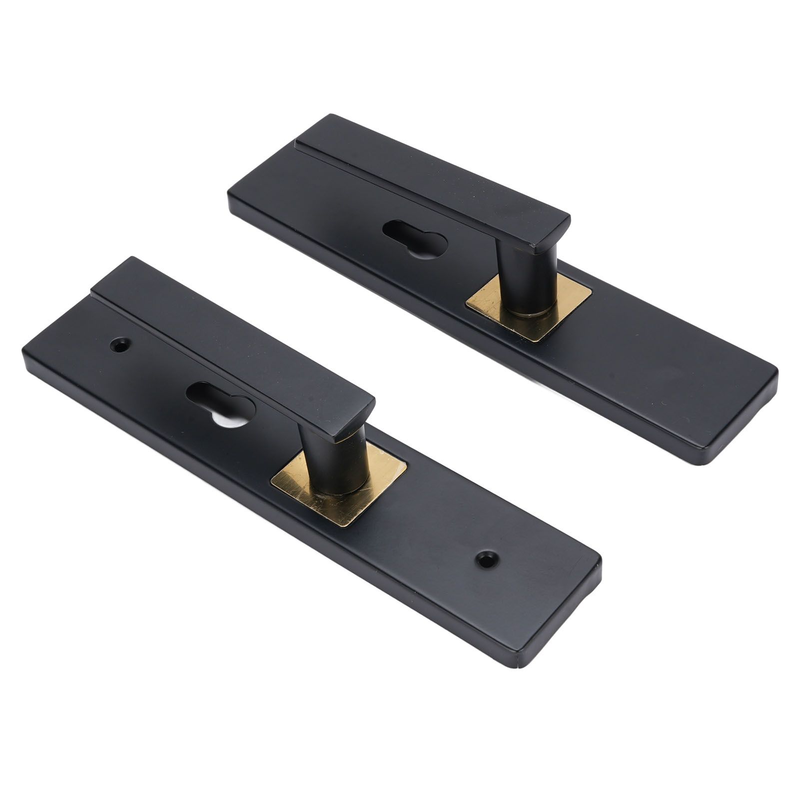 Keyed Entry Door Lever High Security Aluminum Alloy Heavy Duty Quiet Black view 6