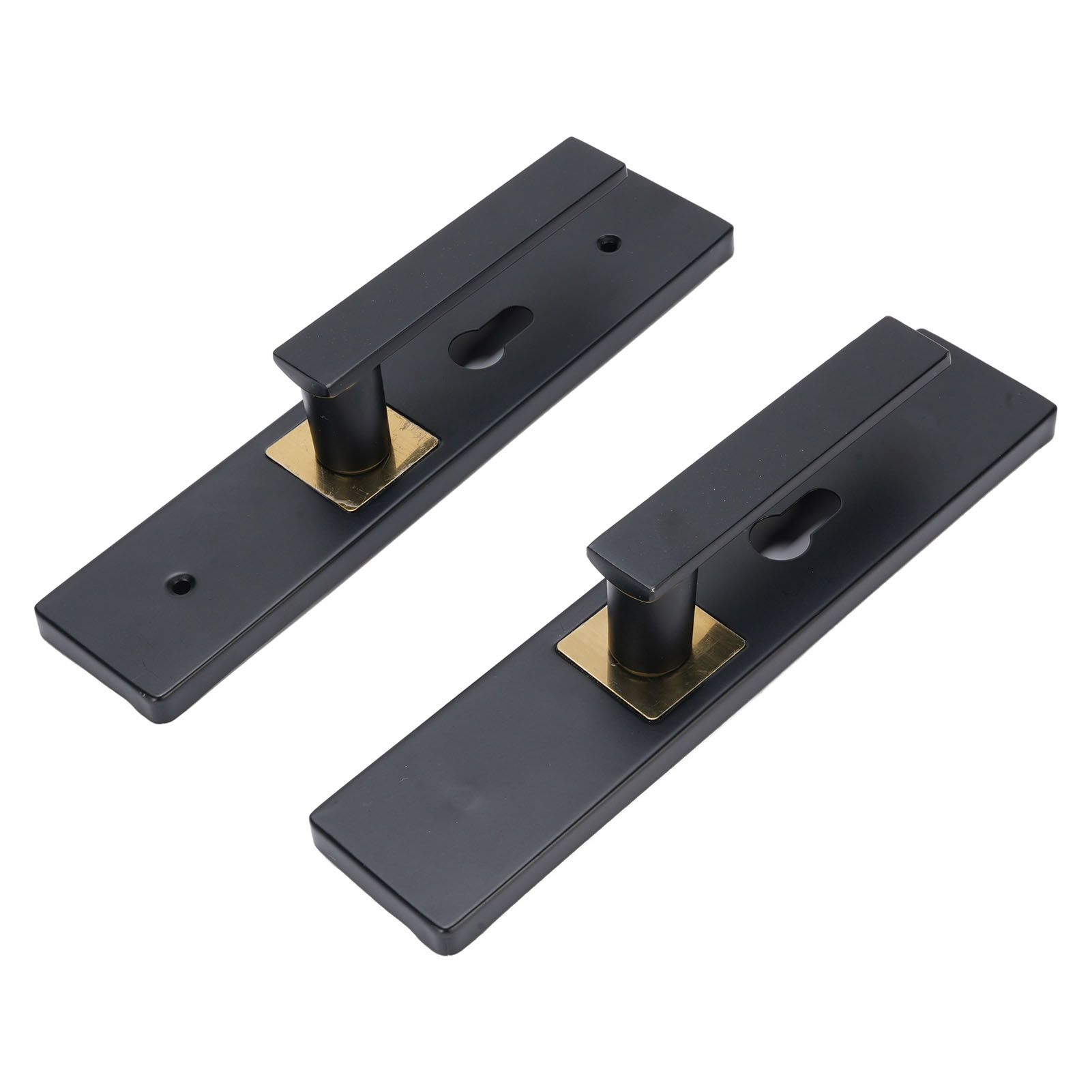 Keyed Entry Door Lever High Security Aluminum Alloy Heavy Duty Quiet Black view 10