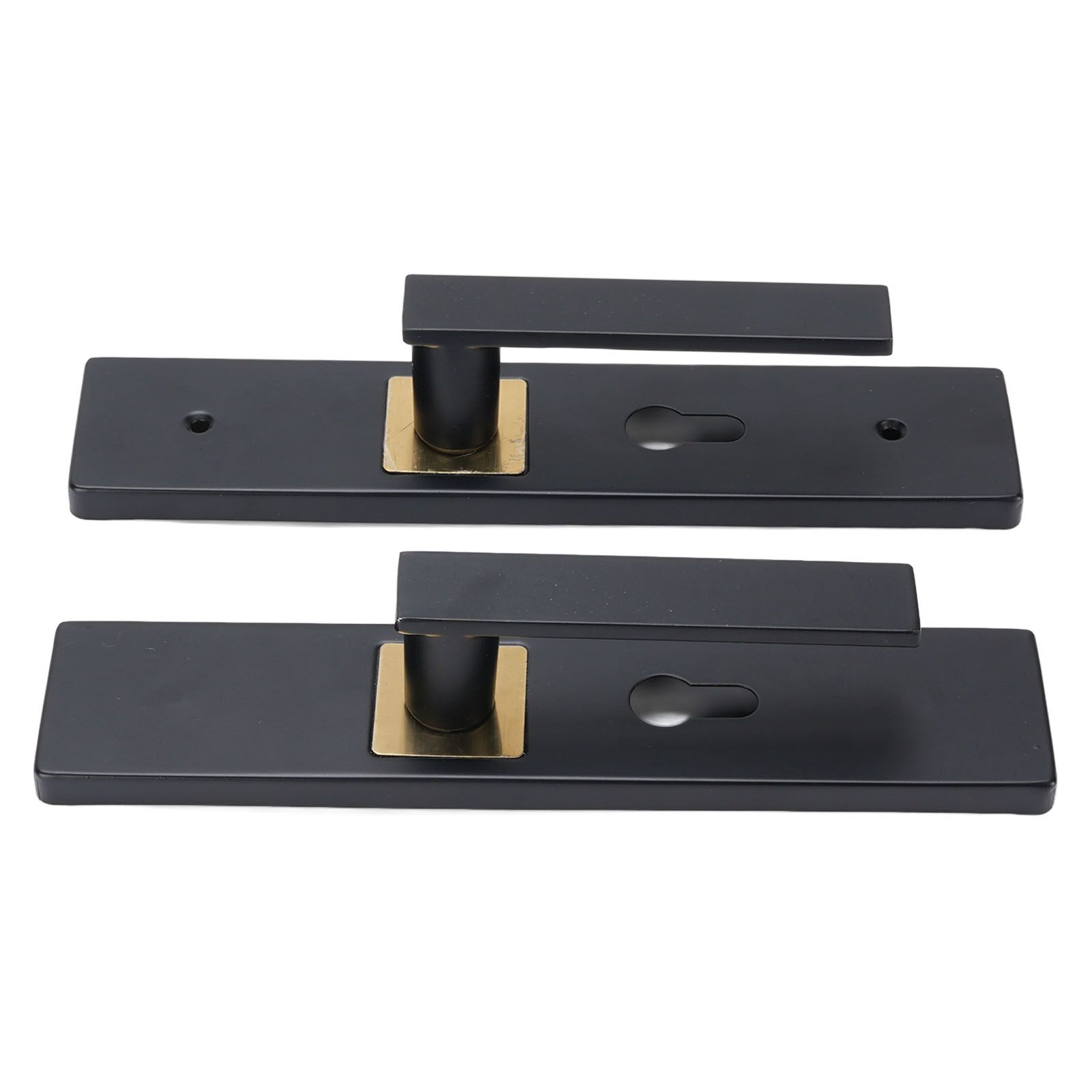 Keyed Entry Door Lever High Security Aluminum Alloy Heavy Duty Quiet Black view 11