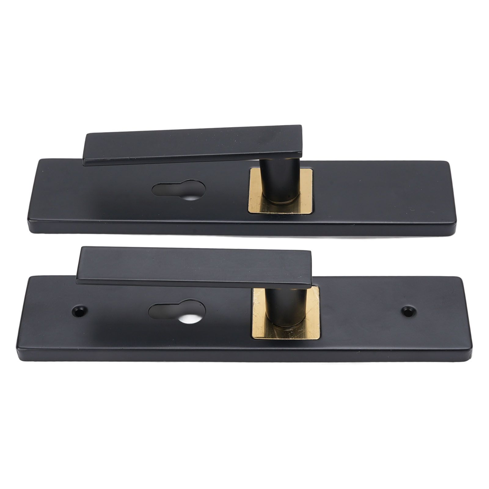 Keyed Entry Door Lever High Security Aluminum Alloy Heavy Duty Quiet Black view 12