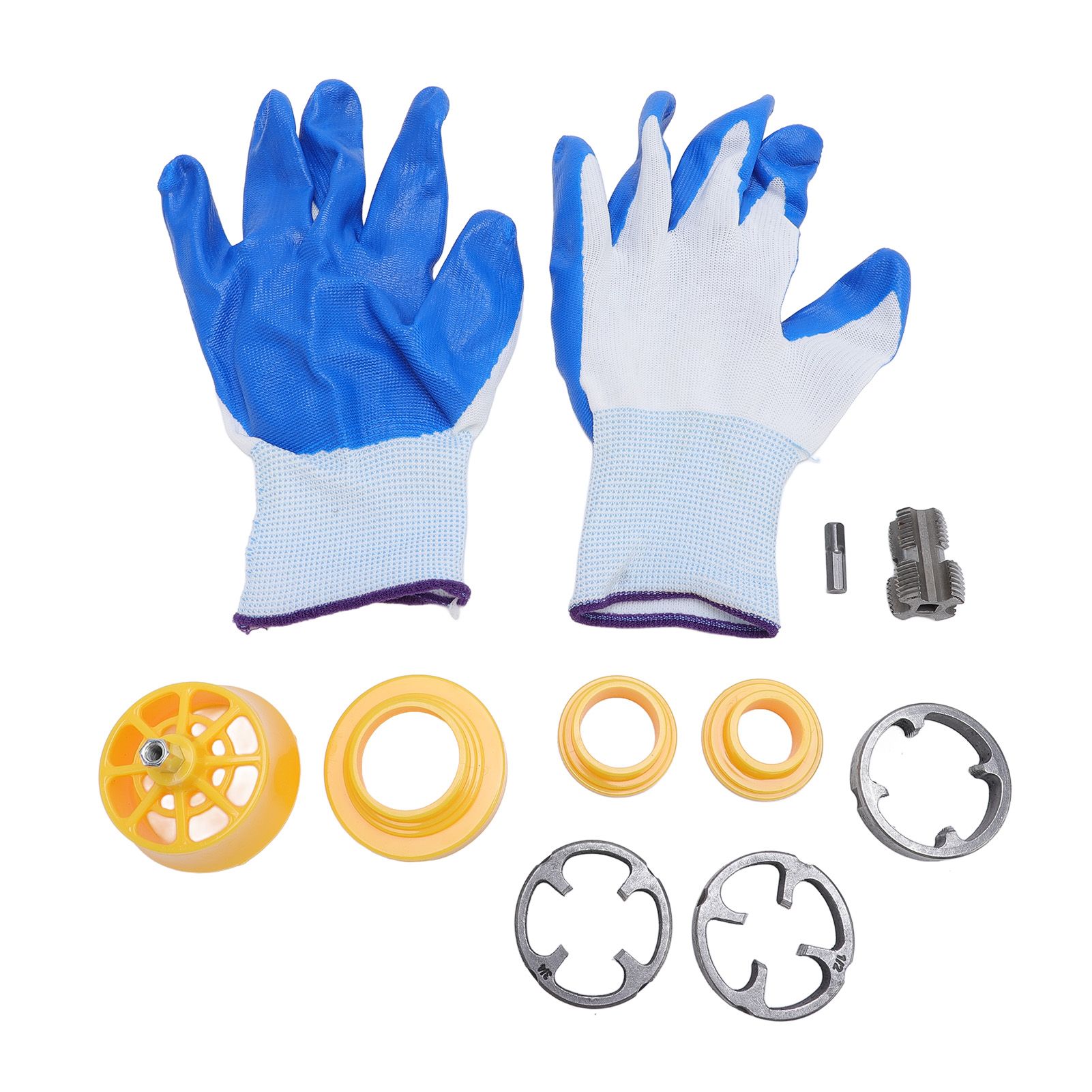 PVC Pipe Threader Kit Reusable PVC Thread Maker Tool Set with 1/2inch 3/4inch view 3