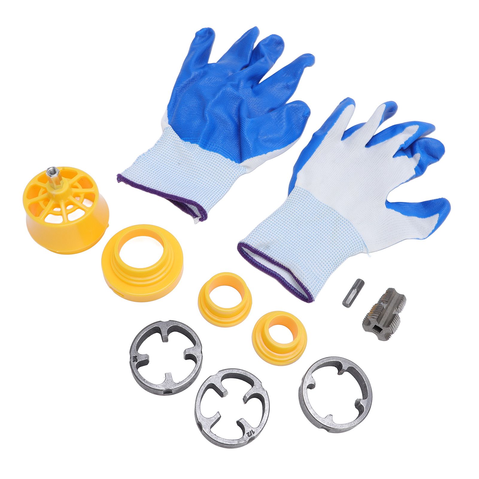 PVC Pipe Threader Kit Reusable PVC Thread Maker Tool Set with 1/2inch 3/4inch view 4