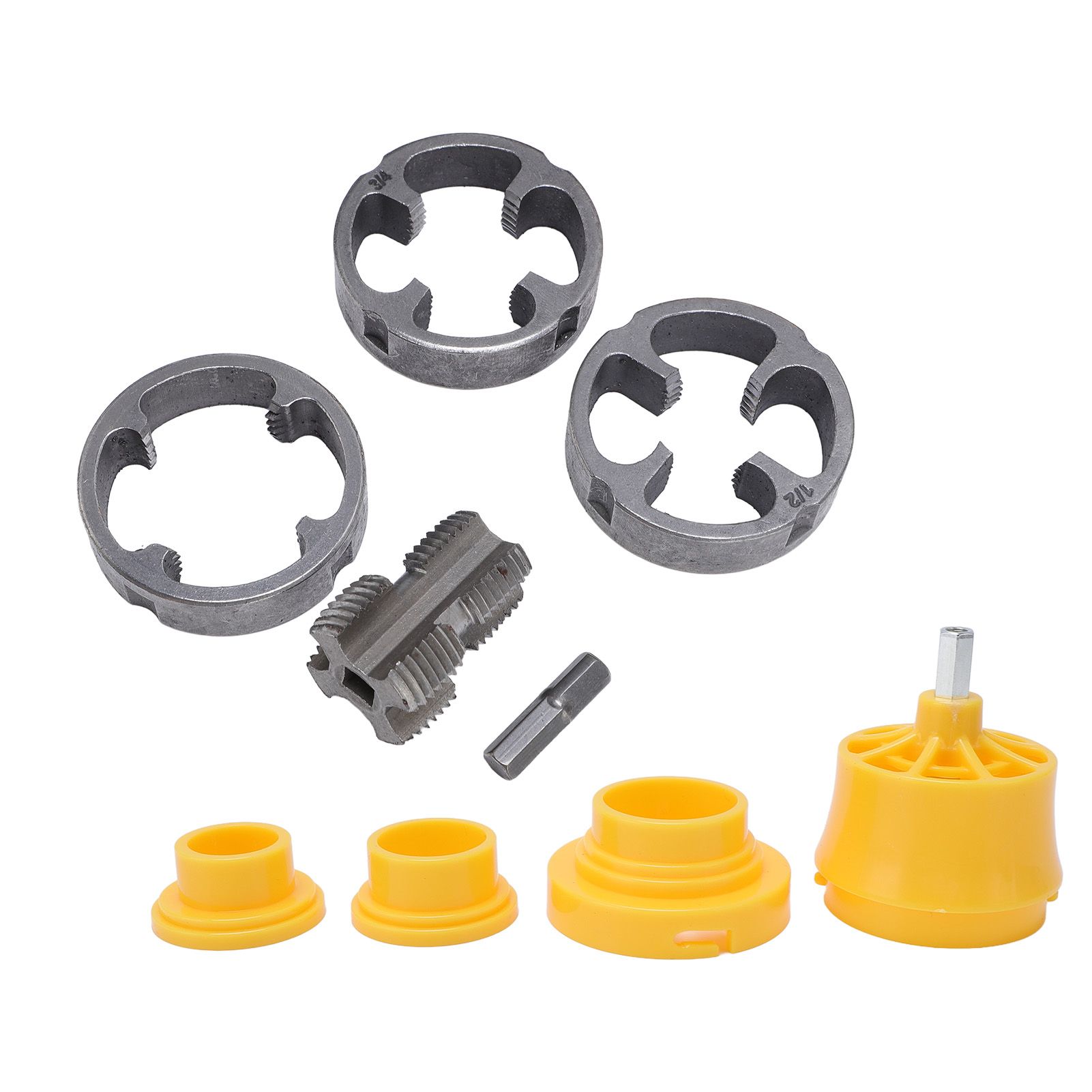 PVC Pipe Threader Kit Reusable PVC Thread Maker Tool Set with 1/2inch 3/4inch view 8
