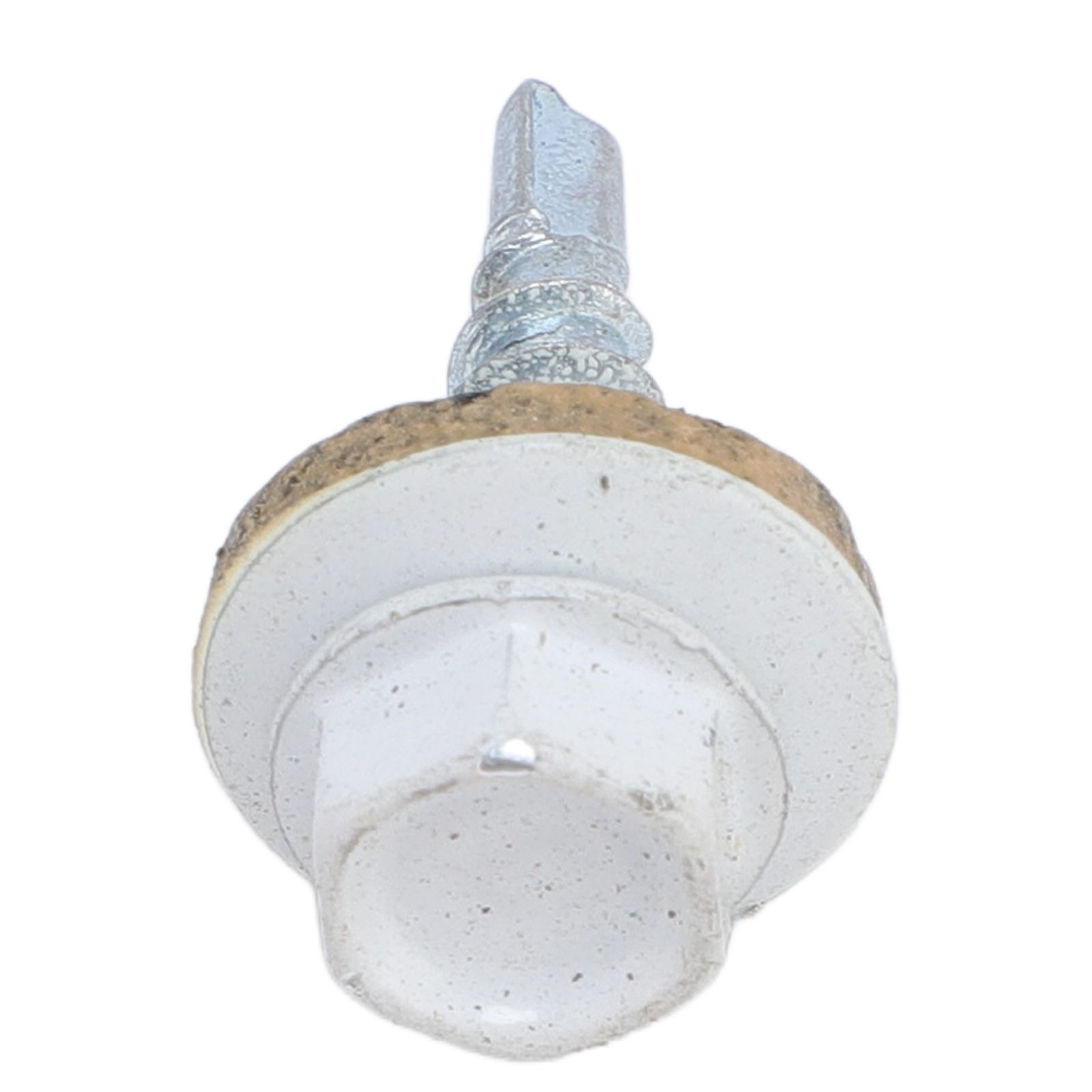 White Hex Head Self Drilling Metal Roofing Screws EPDM Washer Wood Screws view 2