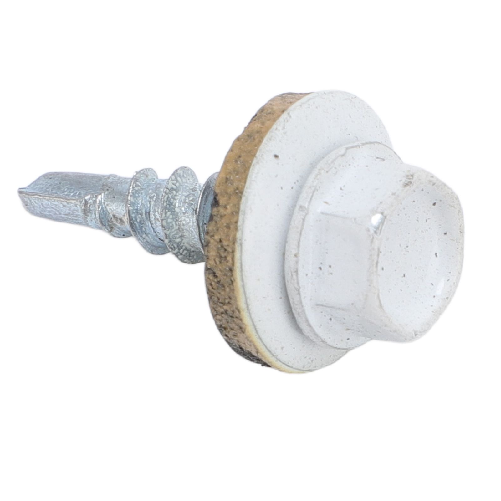 White Hex Head Self Drilling Metal Roofing Screws EPDM Washer Wood Screws view 7
