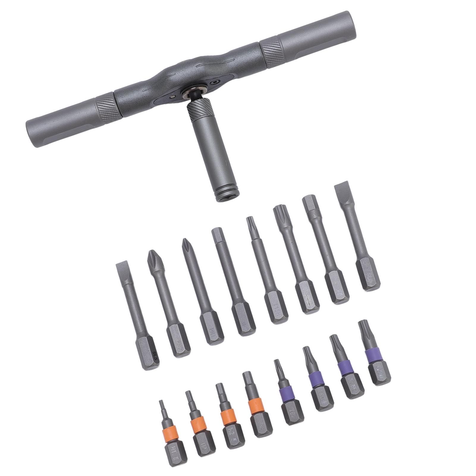 Multipurpose Screwdriver Set S2 Alloy Steel Ratchet Driver Bits for Home view 6