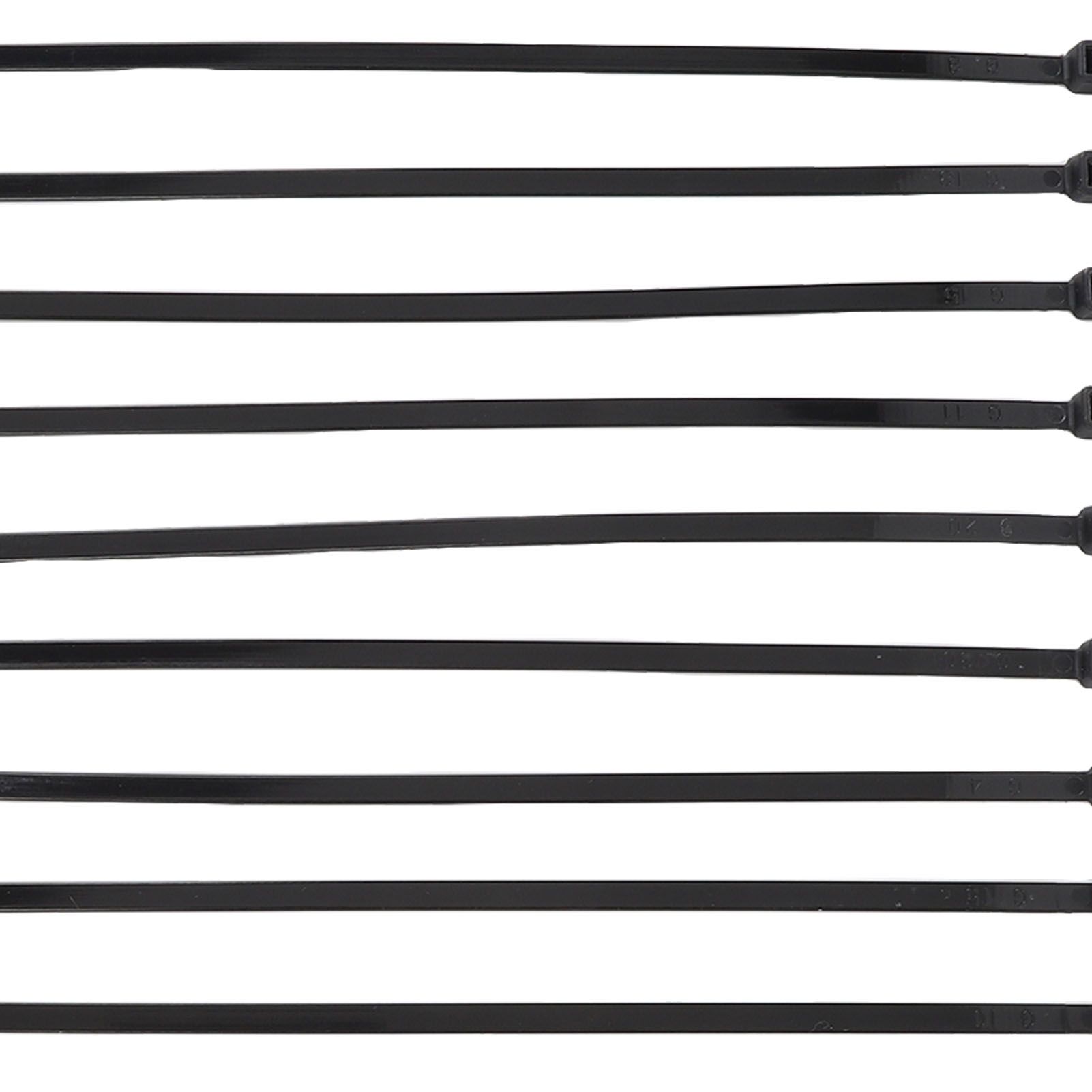 100 Set Cable Tie Set Plastic Black Cable Tie with Screw Mounting Hole for view 5
