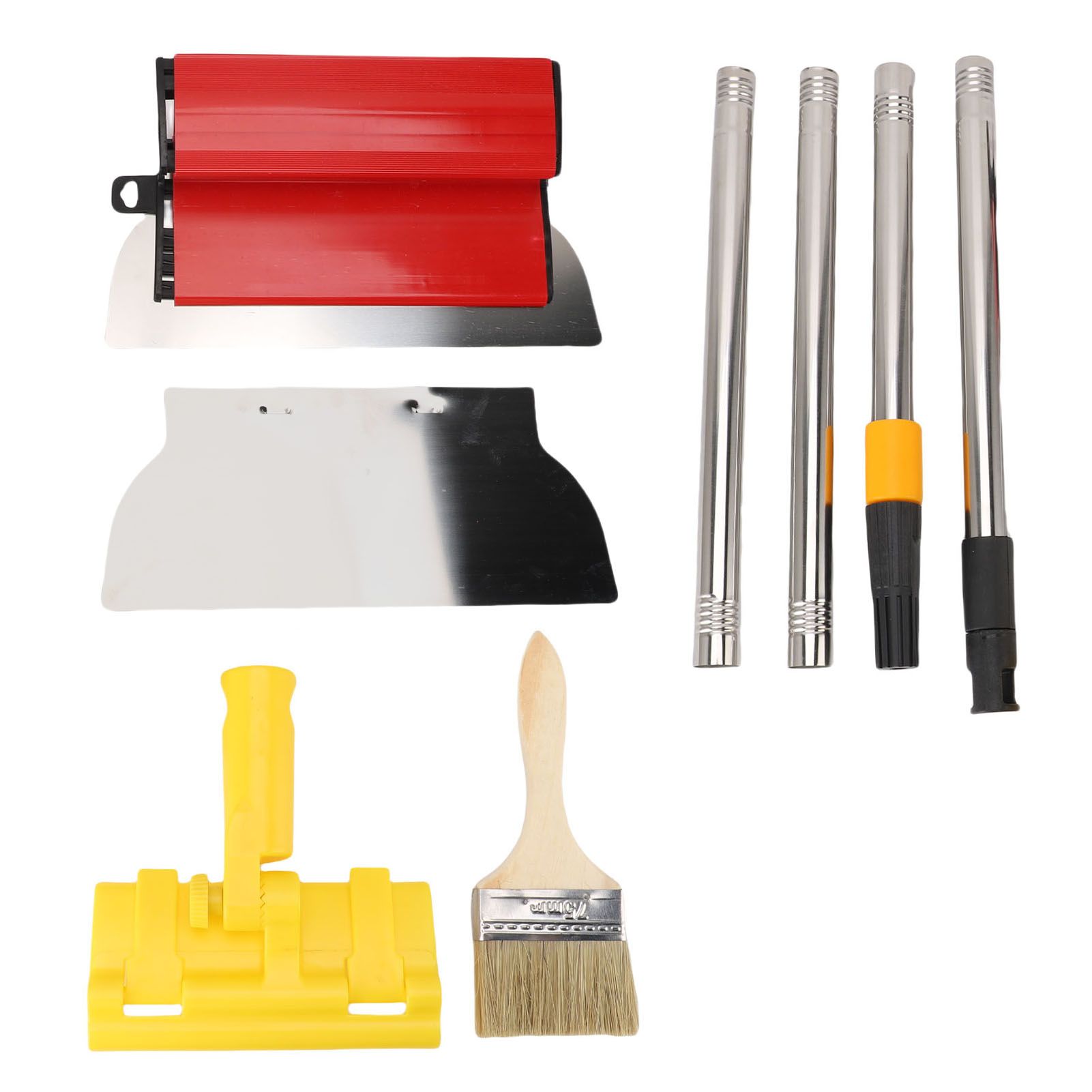 Skimming Blade Set Stainless Steel Drywall Smoothing Spatula with Extension view 3