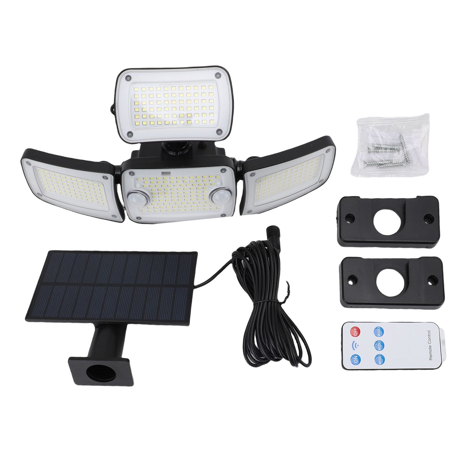 Solar Outdoor Light with Motion Sensor IP65 Water Proof 270° Wide Angle Flood view 3