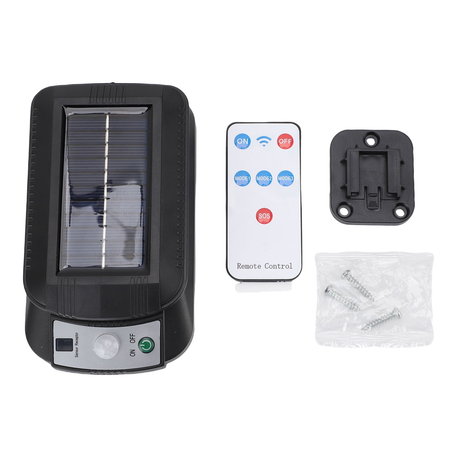 Solar Wall Light Rain Proof Solar Wall Lamp with Remote Control for Outdoor view 3