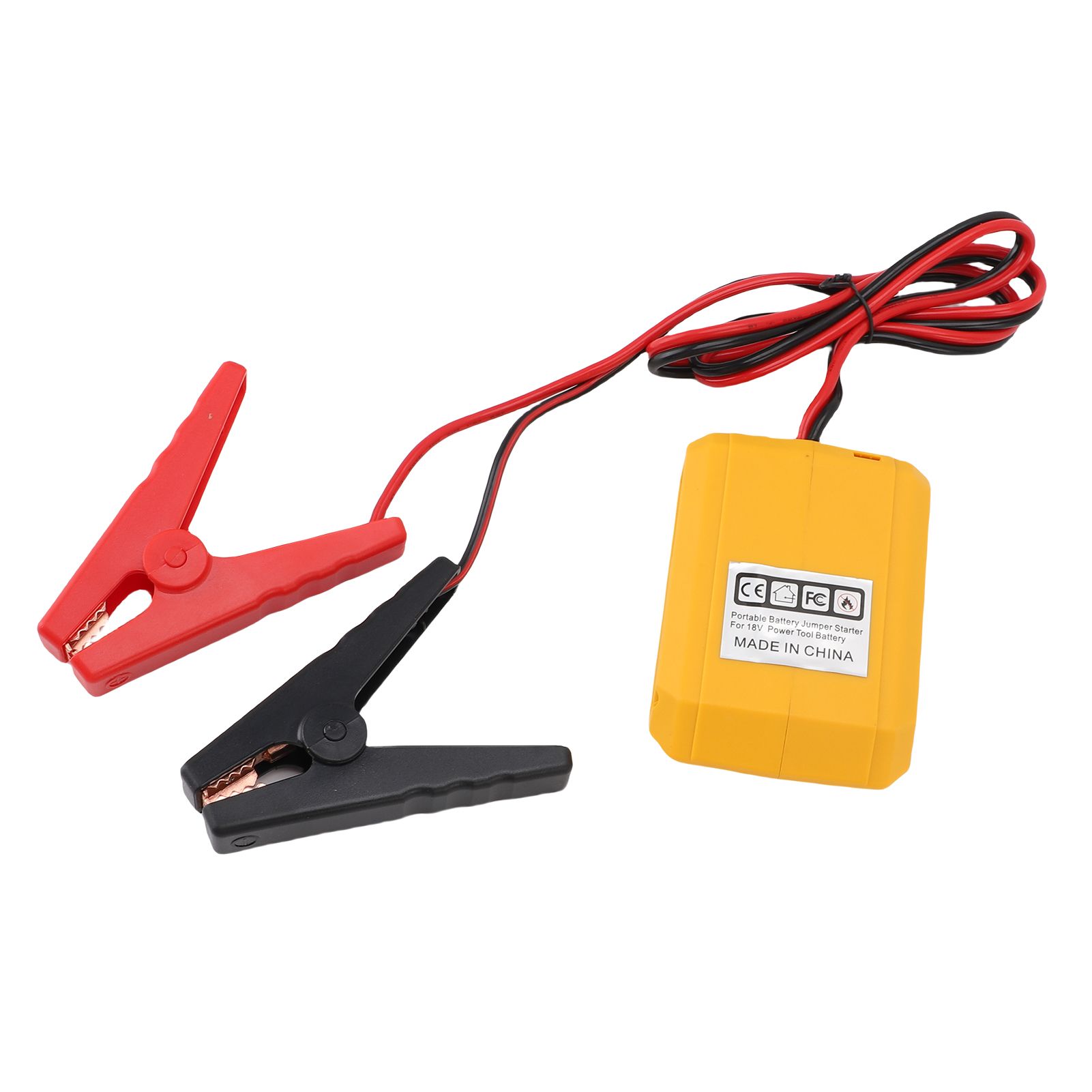 Car Jumper Cable with Adapter 18V Battery Jumper Starter Emergency Automotive view 10