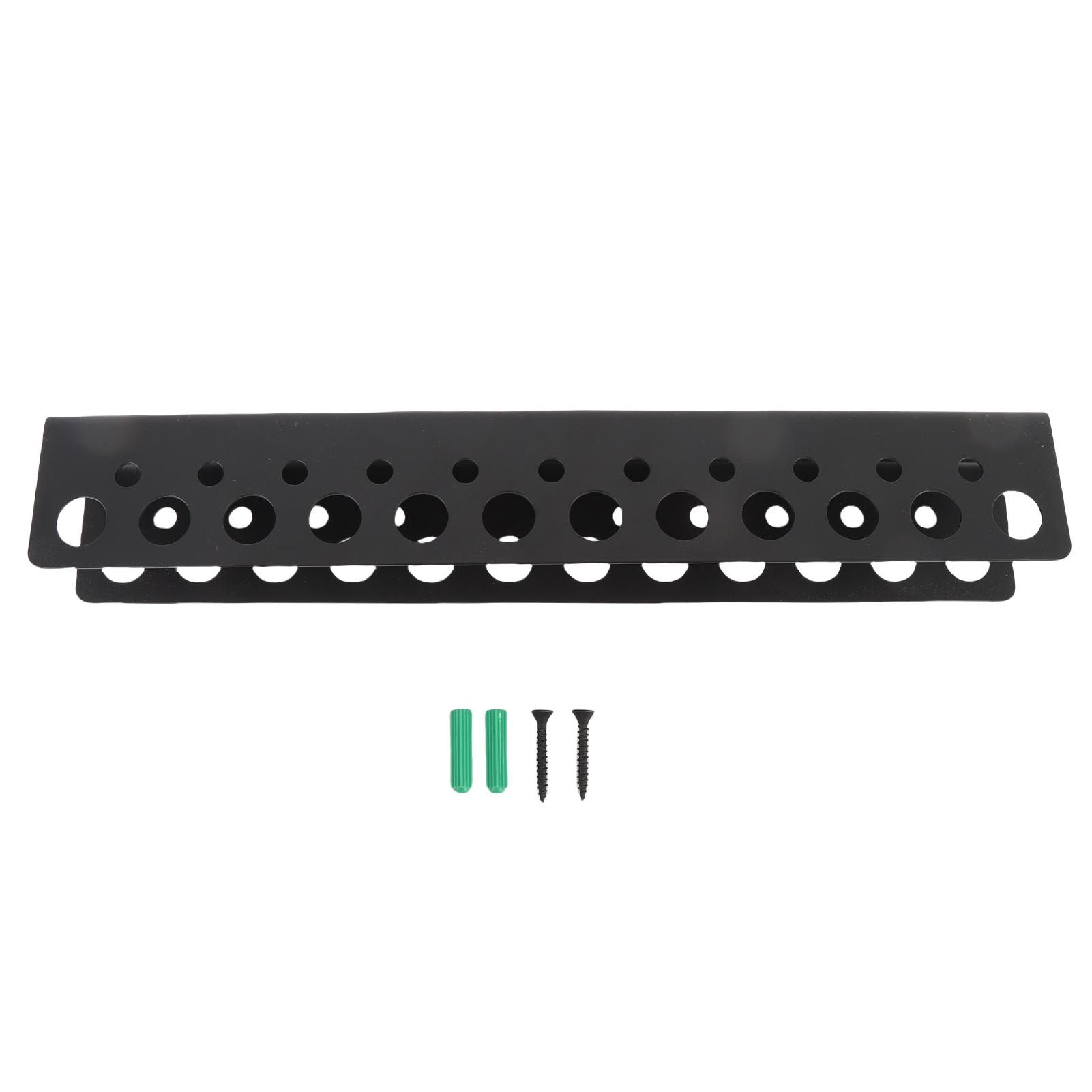 Wall Mount Screwdriver Holder 32CM Multifunctional Powder Coated Carbon Steel view 3