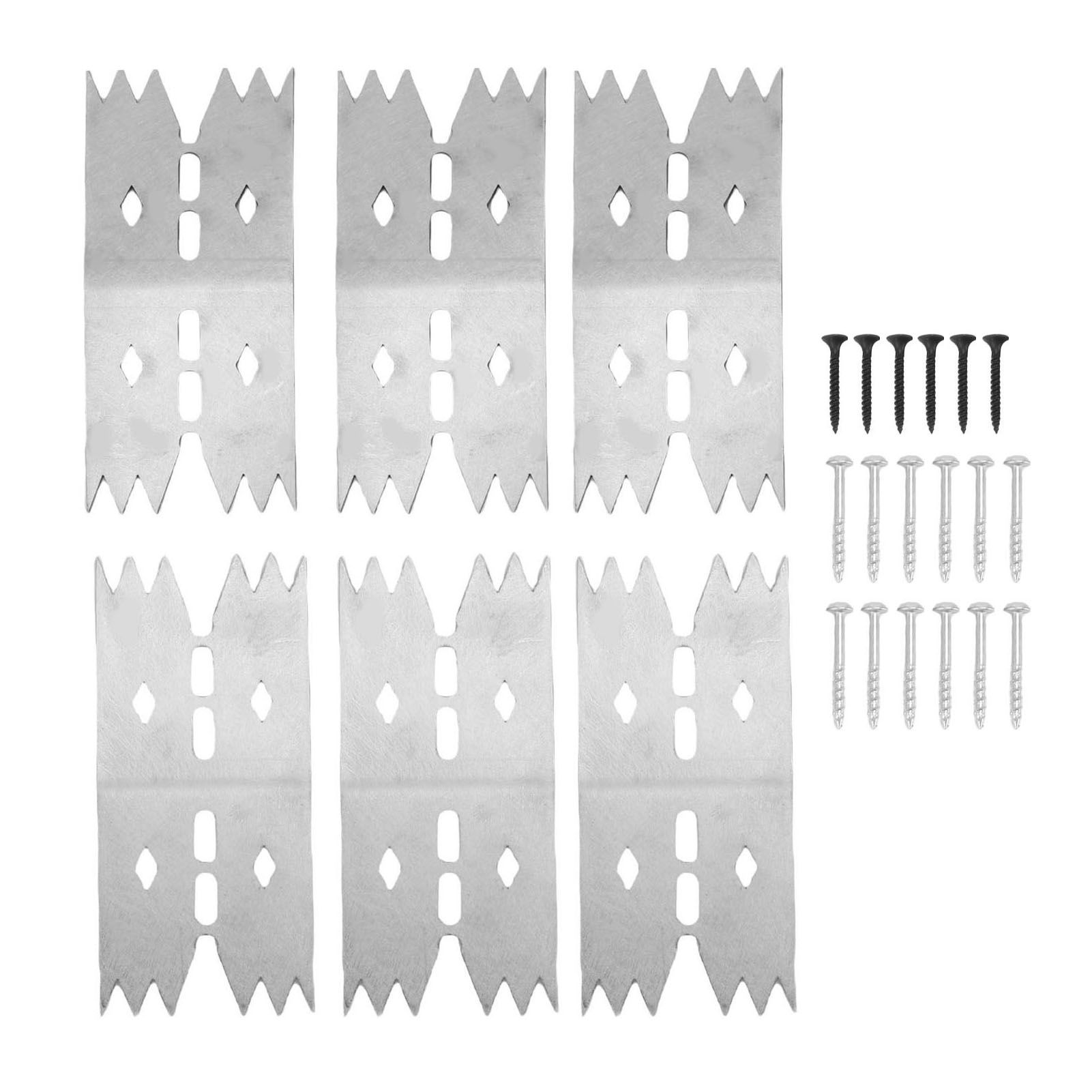 Slab Clamping Dogs for Woodworking Tools Stainless Steel Fastening Plate Clamp view 3