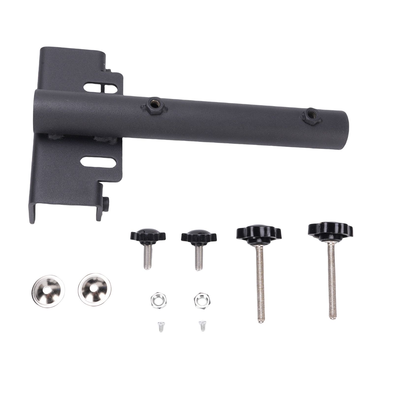 Truck Flag Pole Mount Zero Drilling Carbon Steel Truck Flag Pole Holder for view 3
