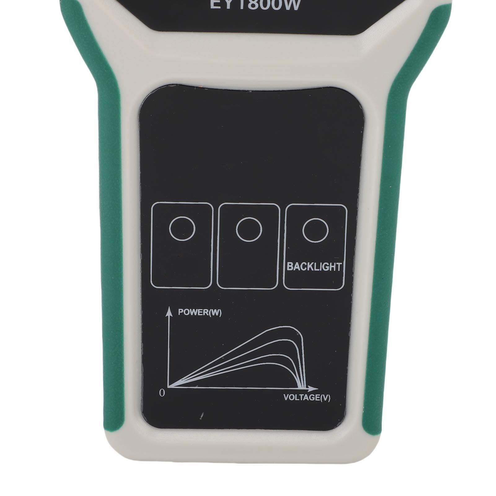 Solar Panel Tester Photovoltaic Multimeter EY1800W 20-120V with Backlight MPPT view 2