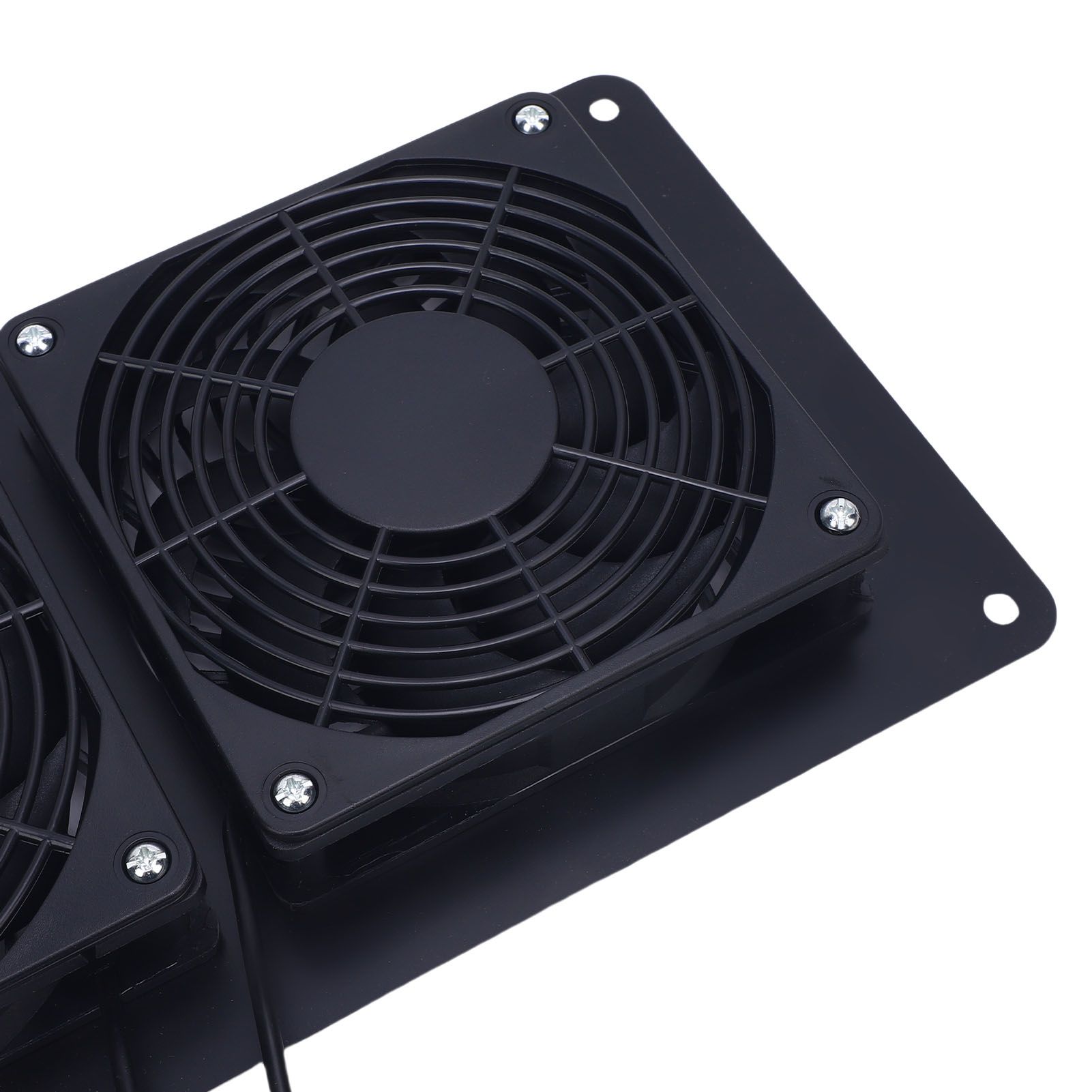 Solar Powered Exhaust Fan 12W 18V Monocrystalline Silicon Solar Panel Dual Fan view 5