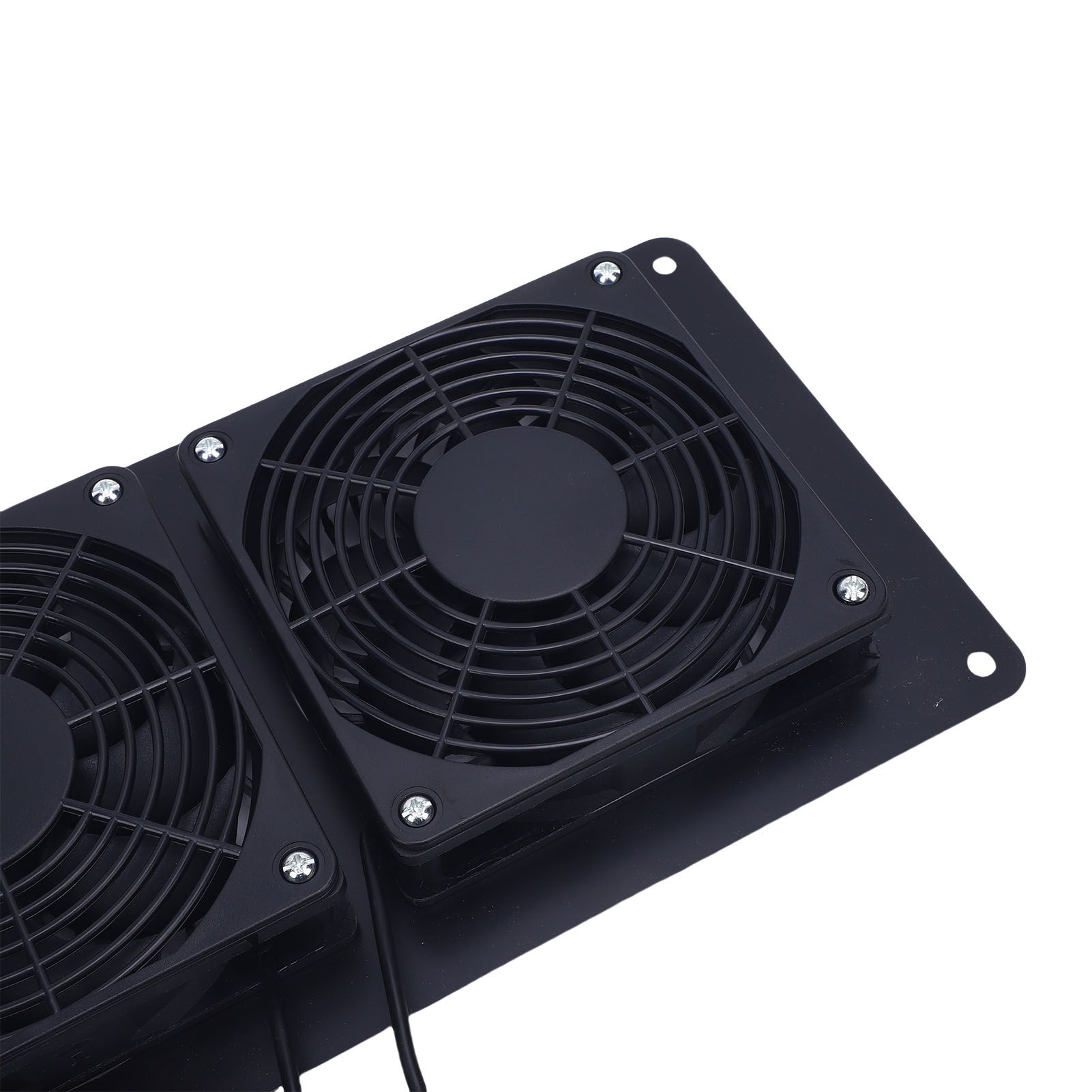 12W 18V Solar Powered Dual Exhaust Fan Kit 43.4Cfm Solar Panel Fan for Chicken view 7