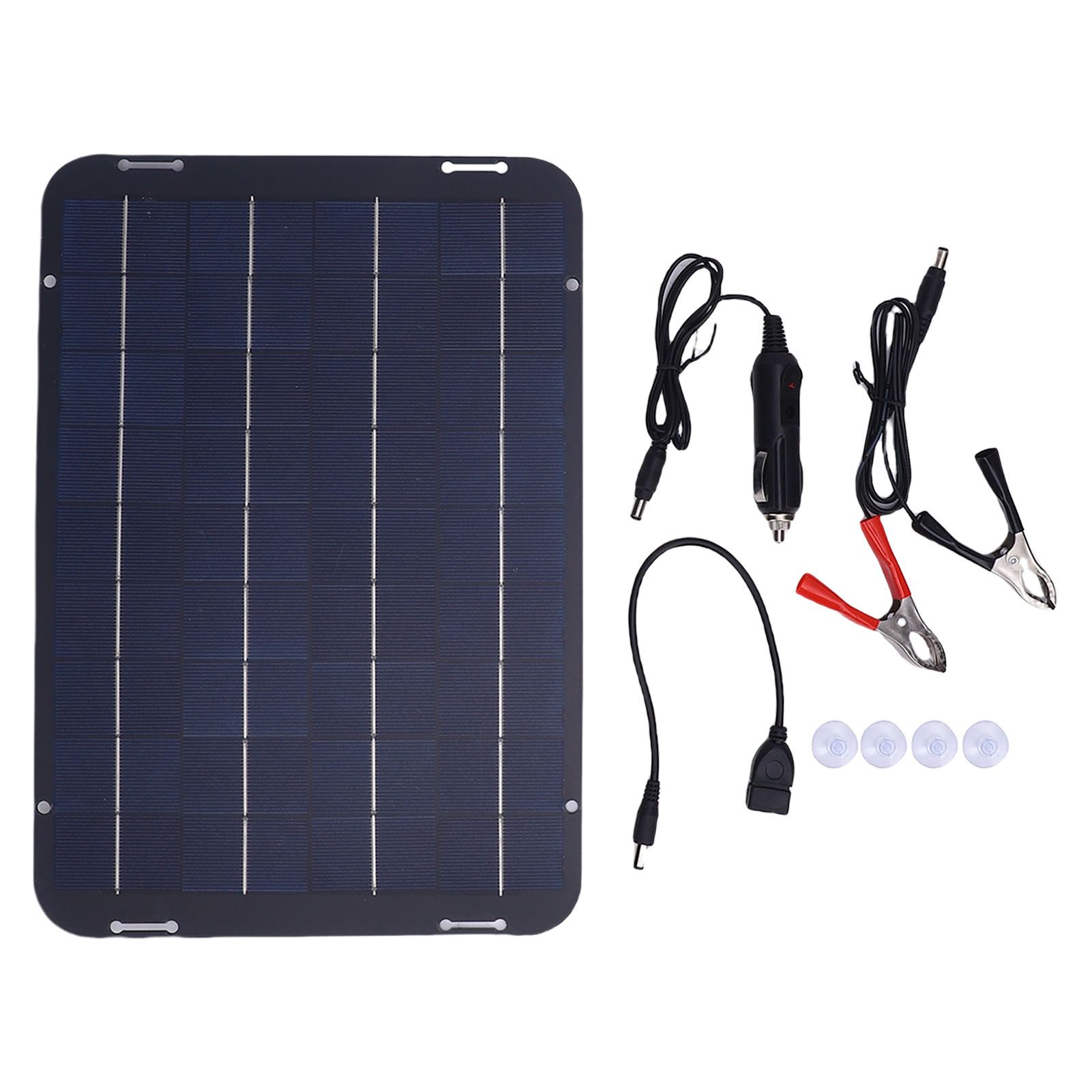 18V 12W Solar Panel Kit Polycrystalline Silicon Photovoltaic Panel Battery view 3