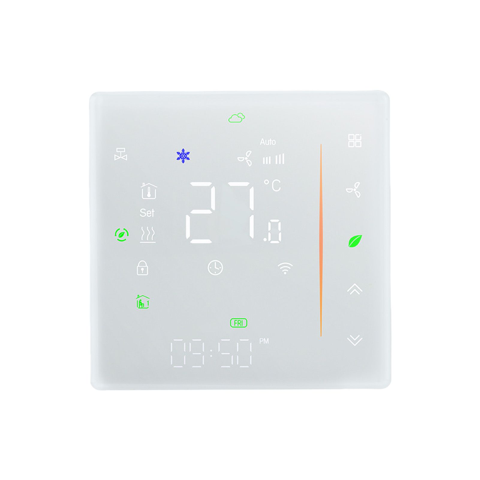 Conditioner Thermostat Temperature Controller Programmable Panel for Central view 8