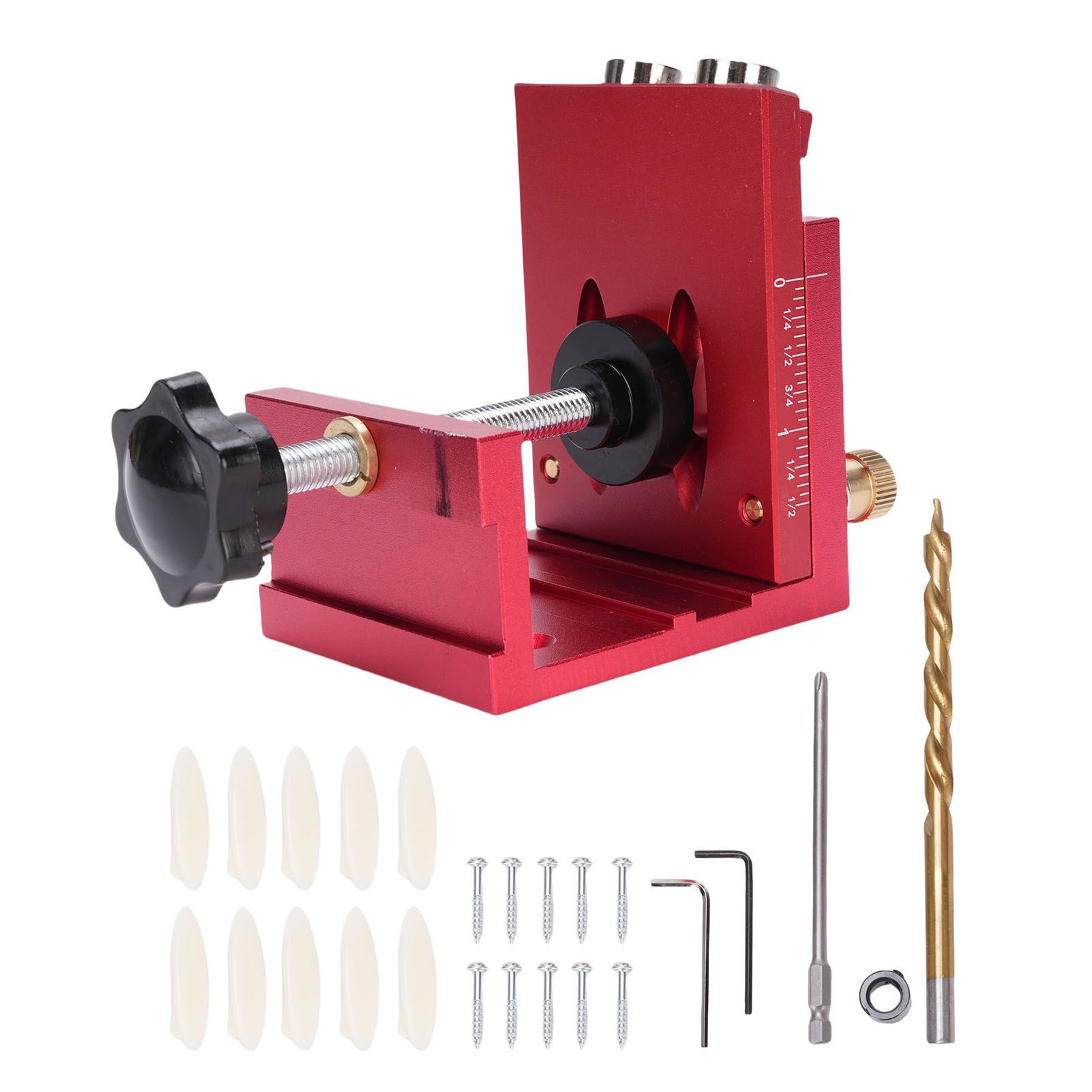 3 in 1 Portable Screw Jig Set Adjustable Precise Drilling Aluminum Alloy view 3
