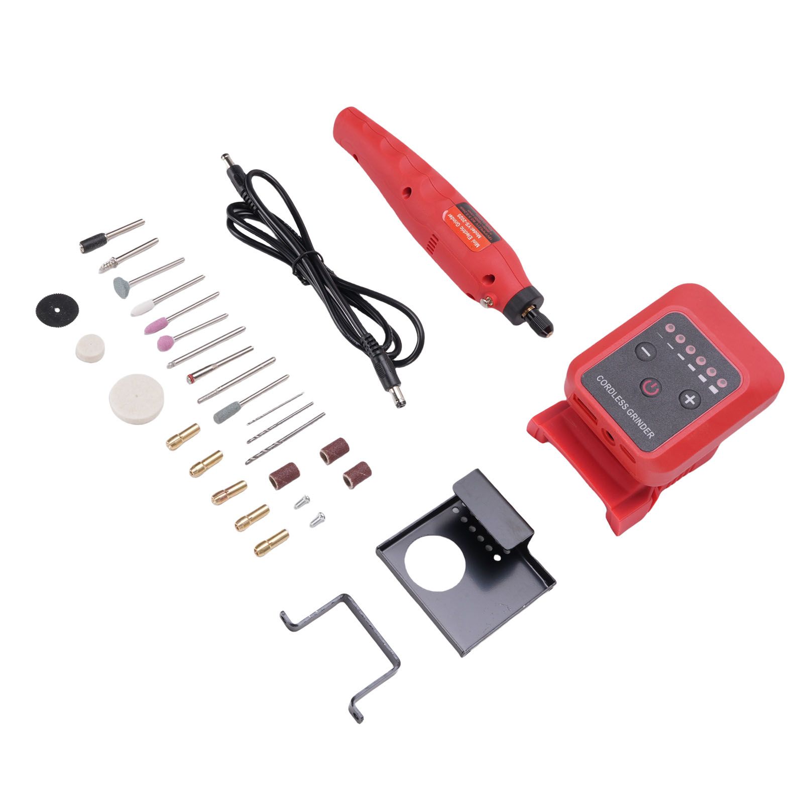 Small Cordless Grinder 20V Rechargeable Battery Powered Drill 6000-18000rpm view 3
