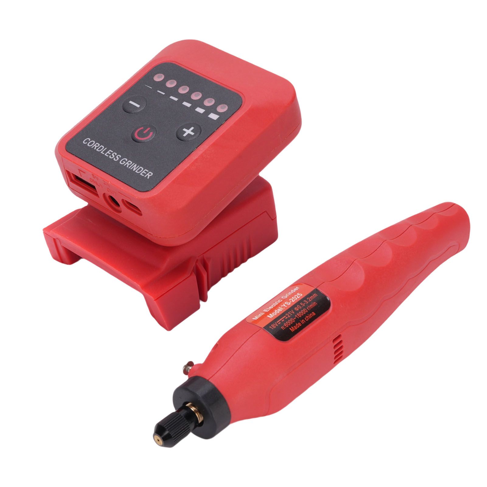 Small Cordless Grinder 20V Rechargeable Battery Powered Drill 6000-18000rpm view 4