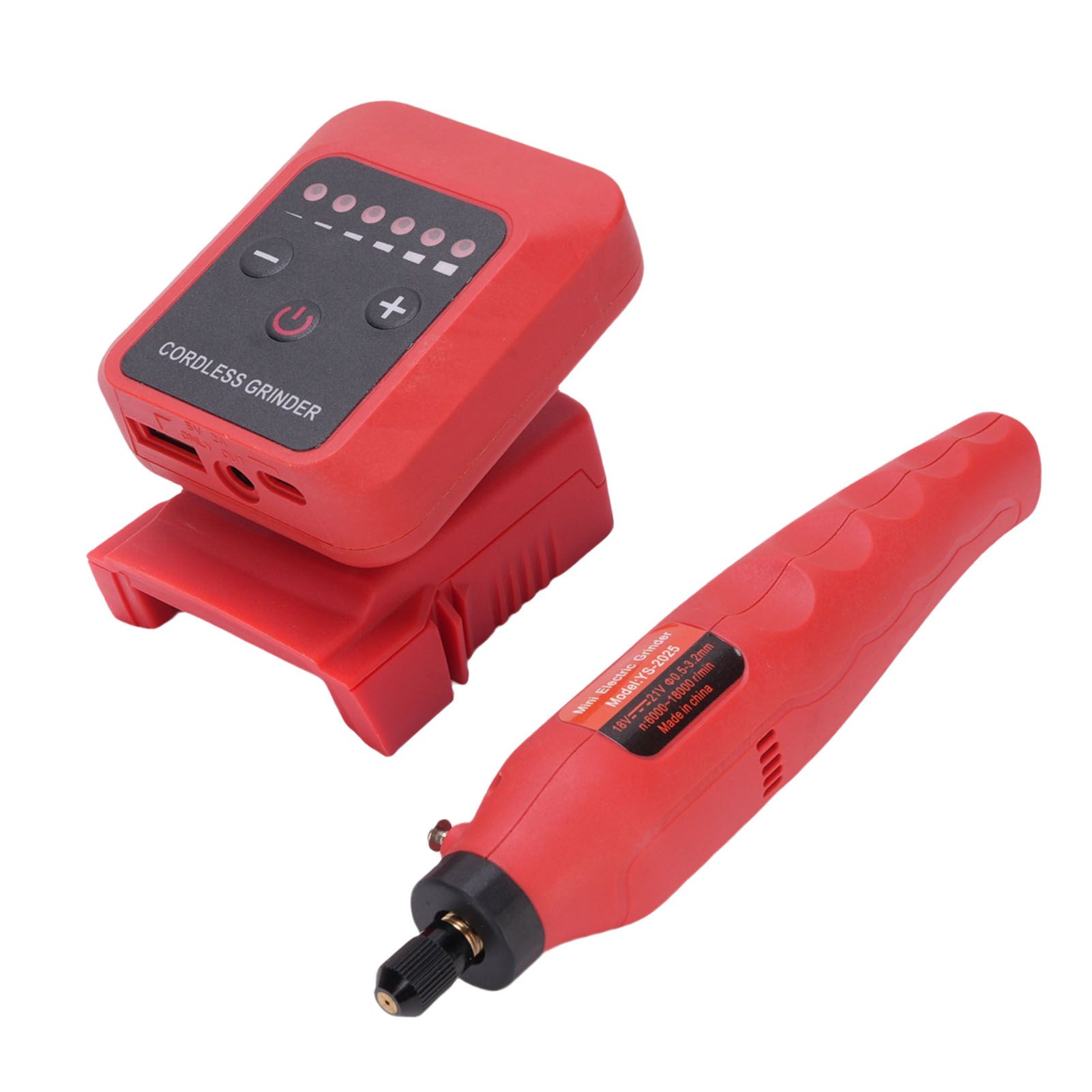 Small Cordless Grinder 20V Rechargeable Battery Powered Drill 6000-18000rpm view 8