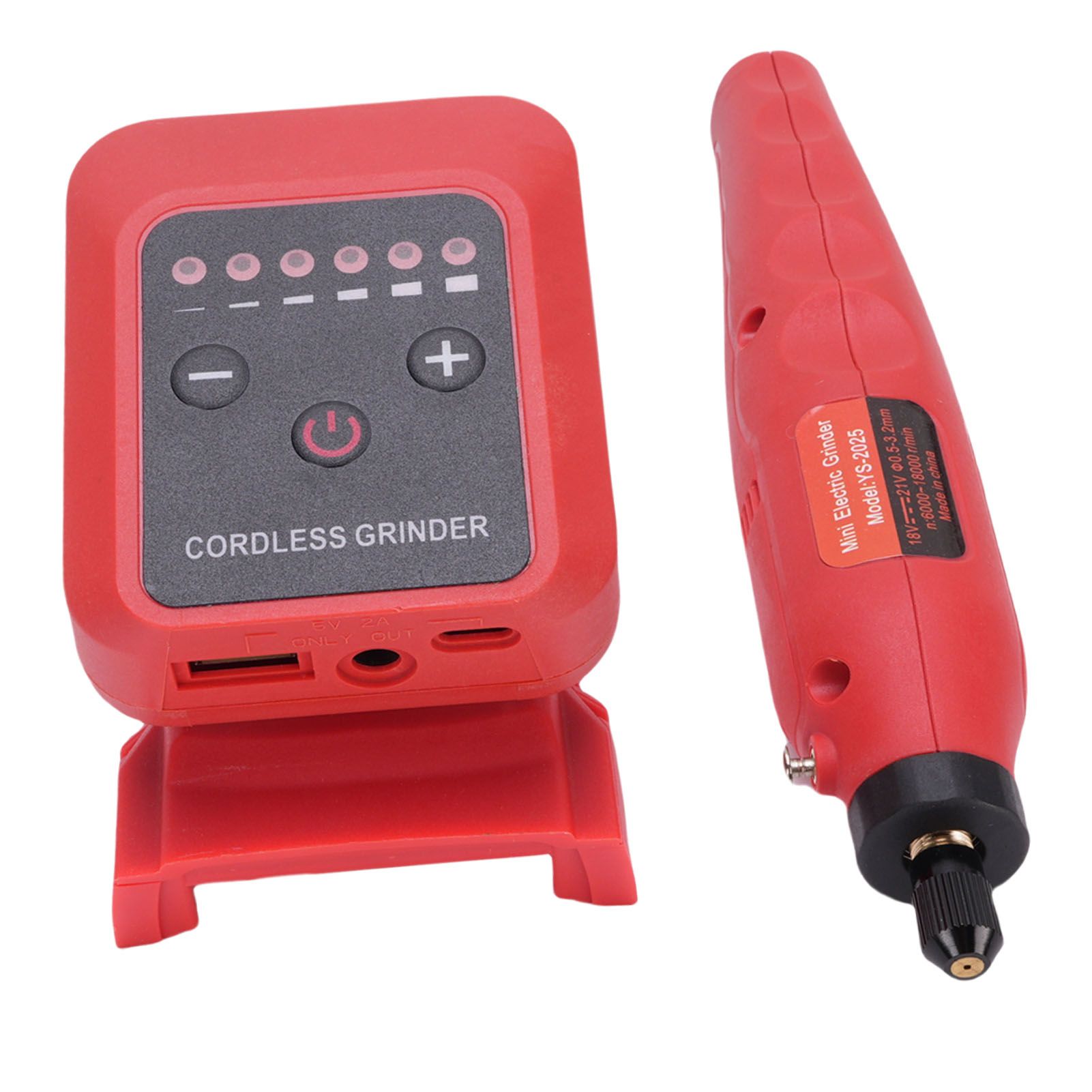 Small Cordless Grinder 20V Rechargeable Battery Powered Drill 6000-18000rpm view 9