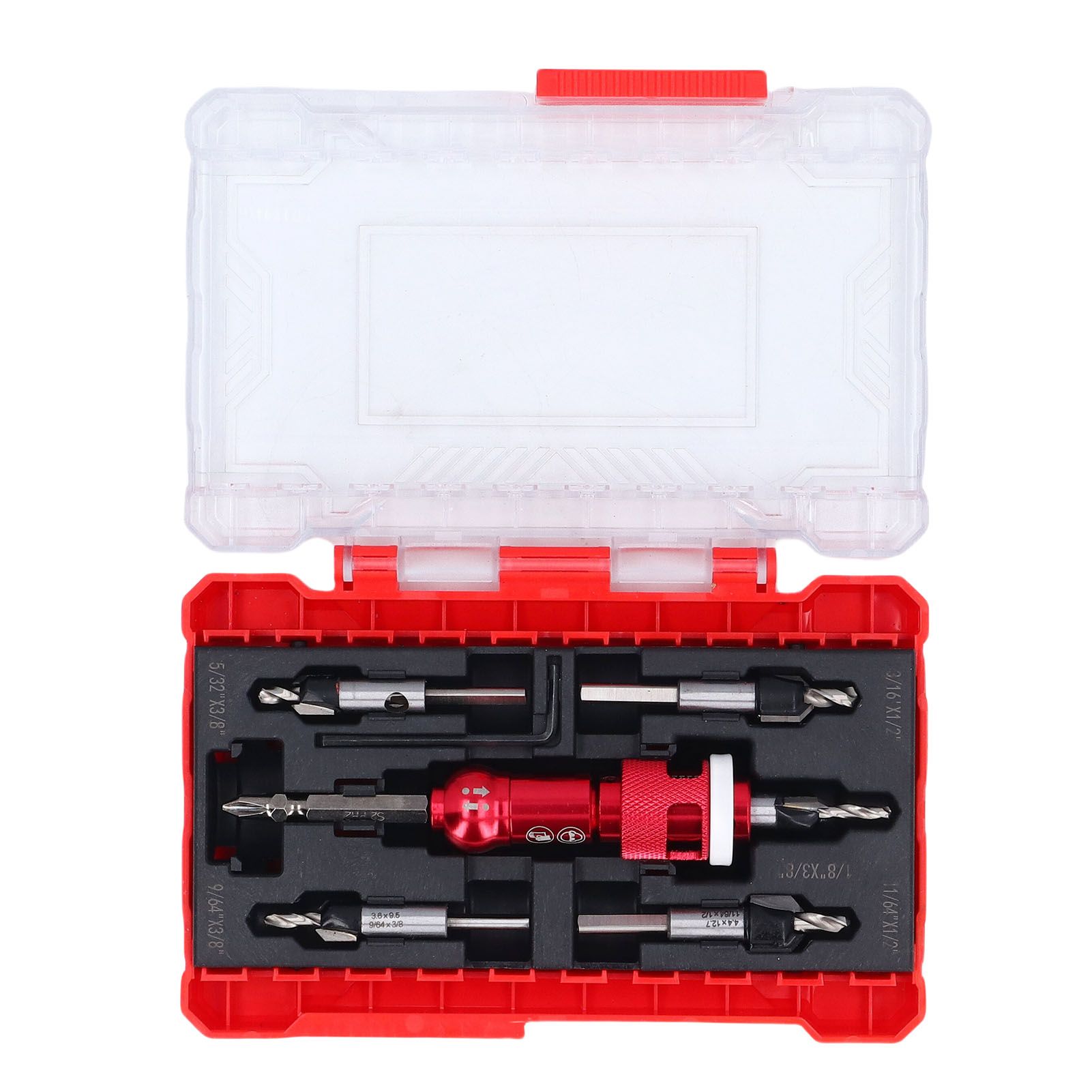 Countersink Drill Bit Set with Adjustable Depth Stop Counter Sink Drill Bits