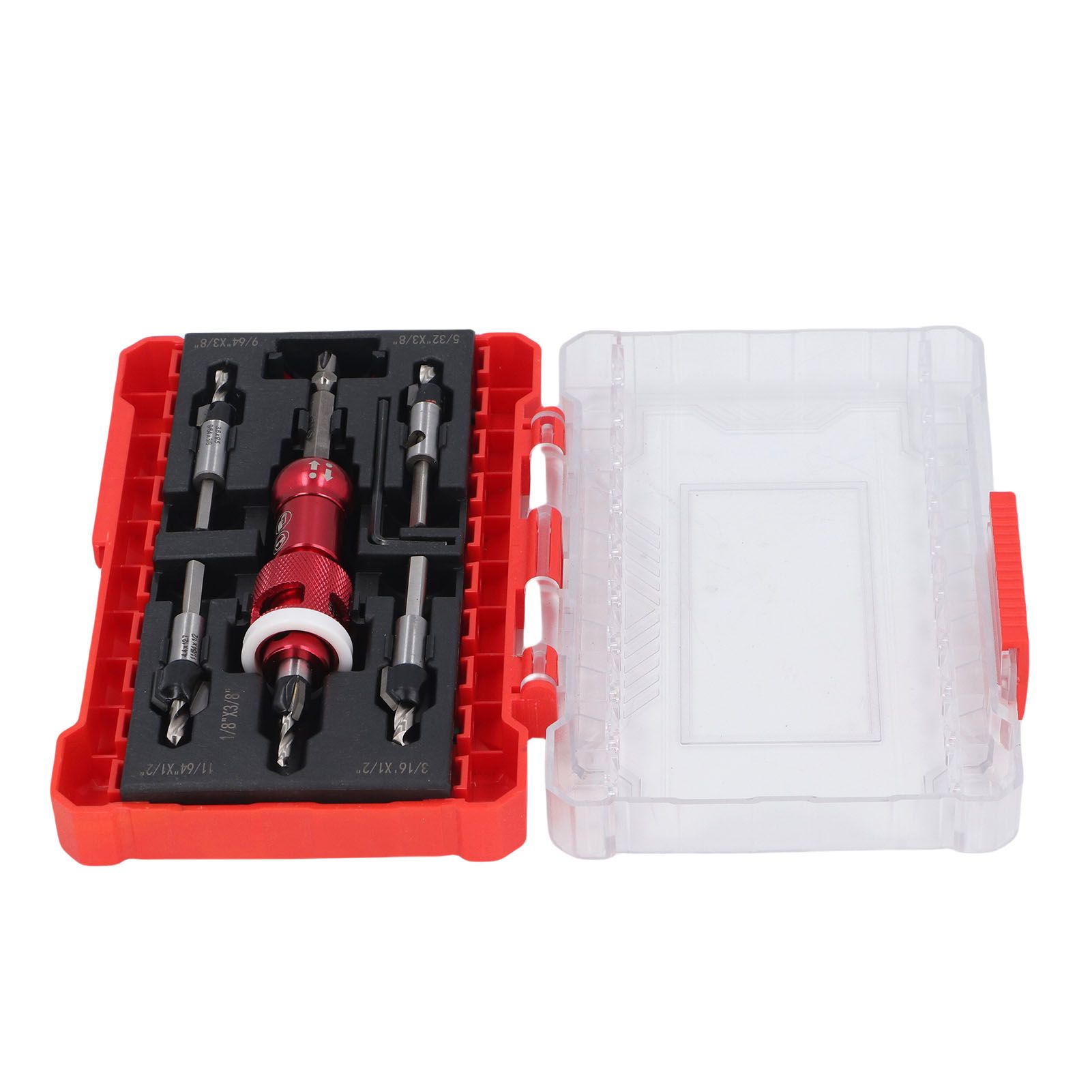 Countersink Drill Bit Set with Adjustable Depth Stop Counter Sink Drill Bits view 6