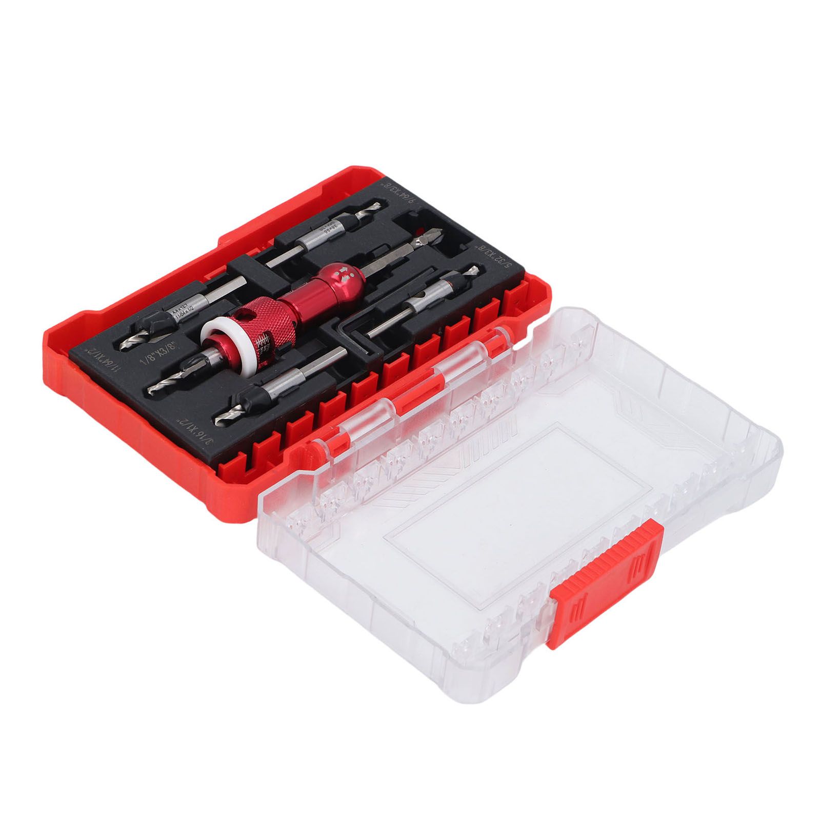 Countersink Drill Bit Set with Adjustable Depth Stop Counter Sink Drill Bits view 12